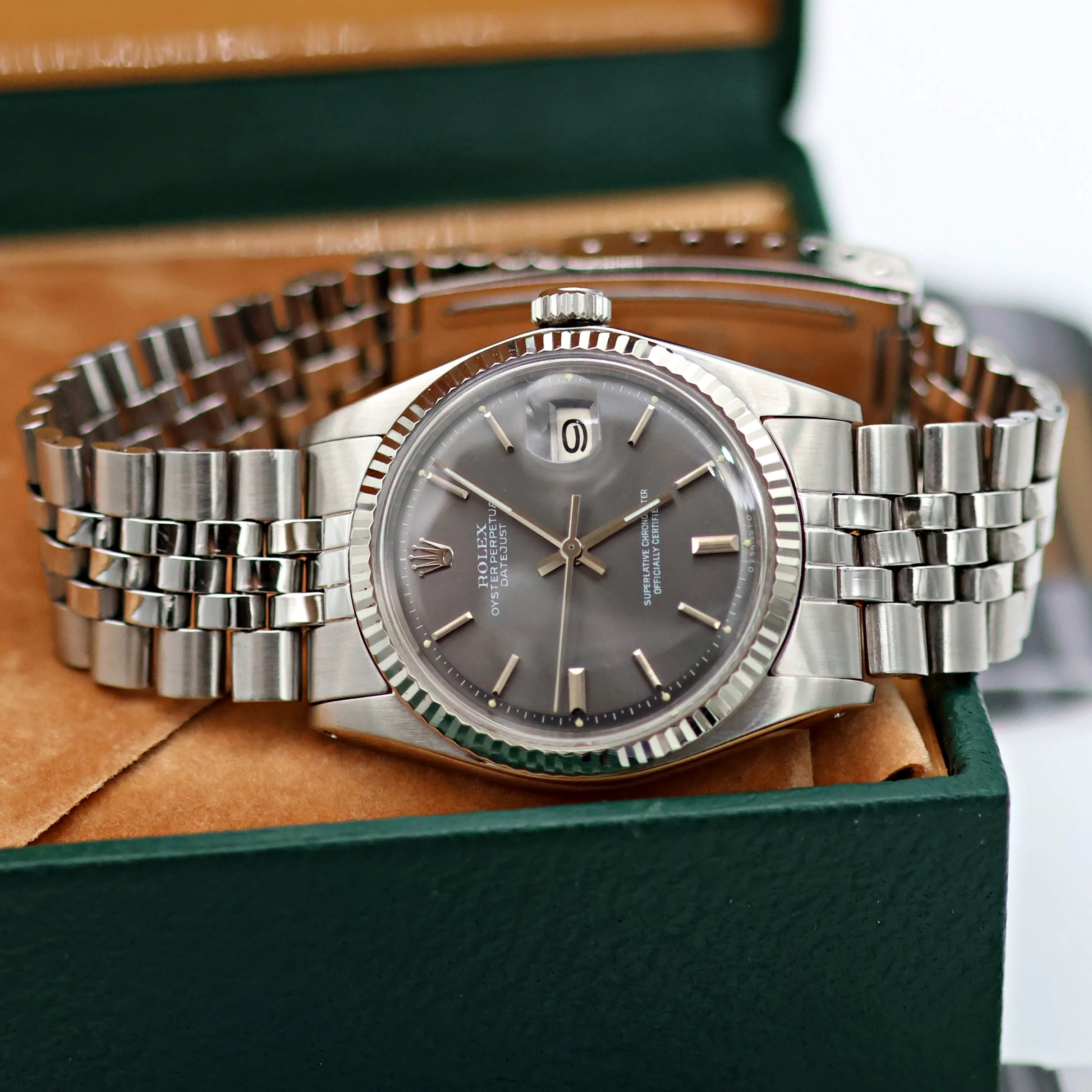 Rolex Datejust ref. 1601 - Grey Dial - Jubilee bracelet - Image 4