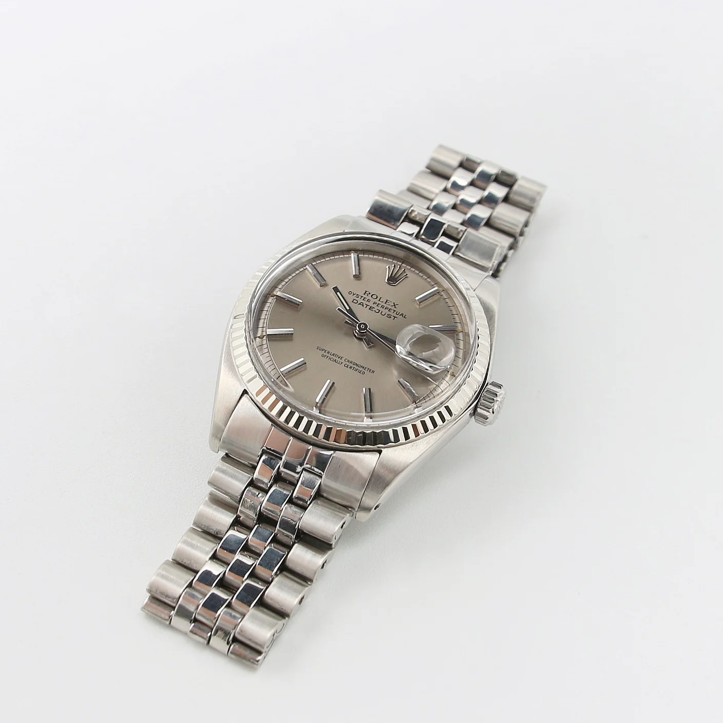 Rolex Datejust ref. 1601 - Grey "Ghost" Dial - Jubilee bracelet - Image 3