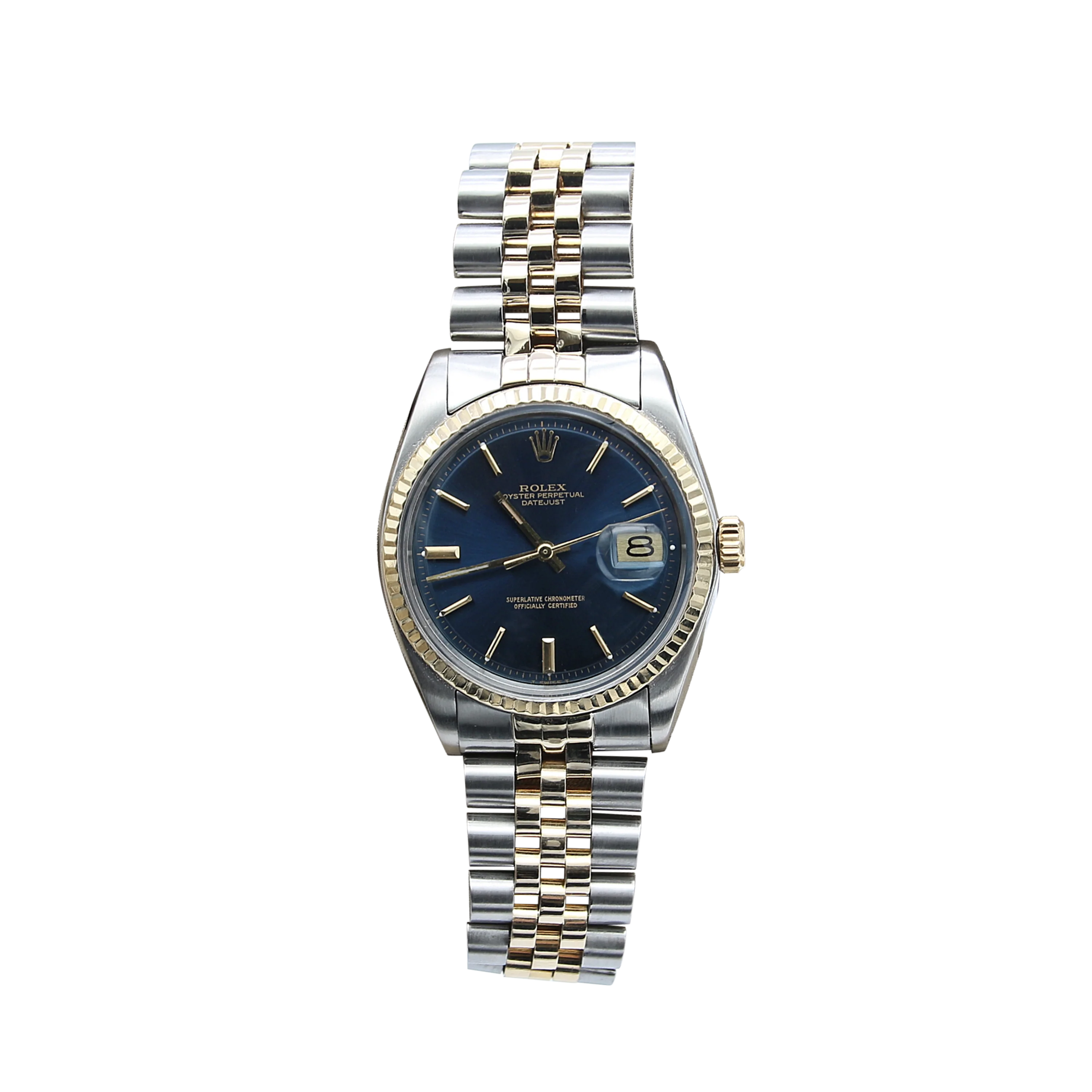 Rolex Datejust ref. 1601 Steel/Gold Bezel - Blue Dial - Jubilee bracelet