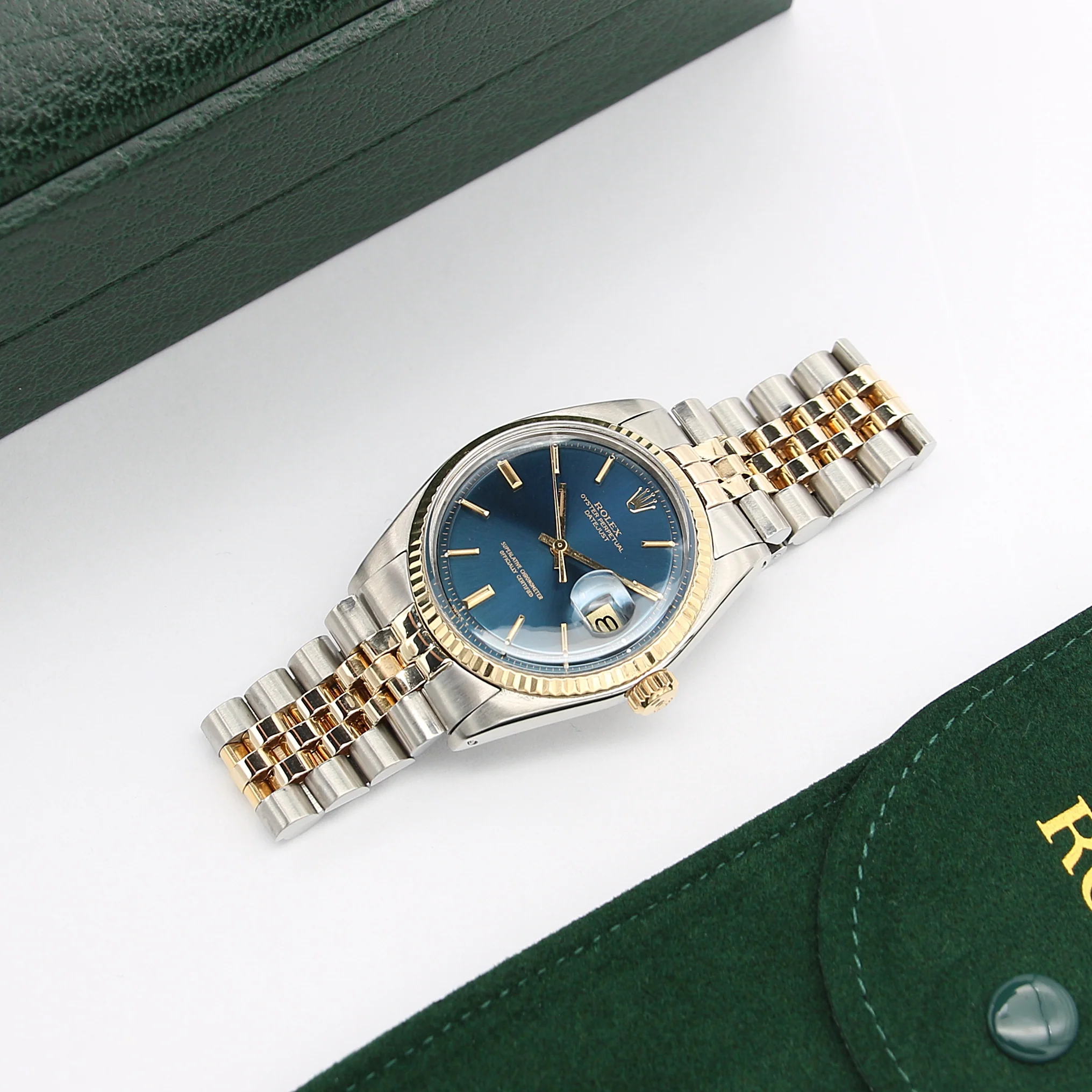 Rolex Datejust ref. 1601 Steel/Gold Bezel - Blue Dial - Jubilee bracelet - Image 3