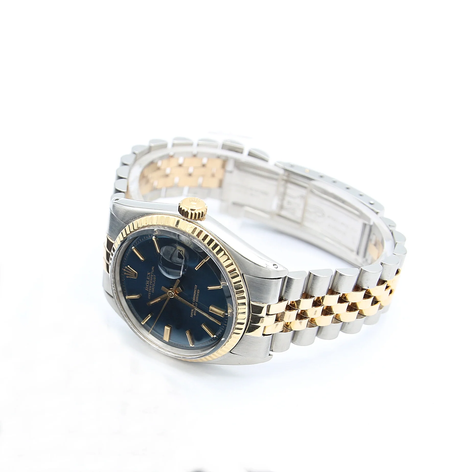 Rolex Datejust ref. 1601 Steel/Gold Bezel - Blue Dial - Jubilee bracelet - Image 4