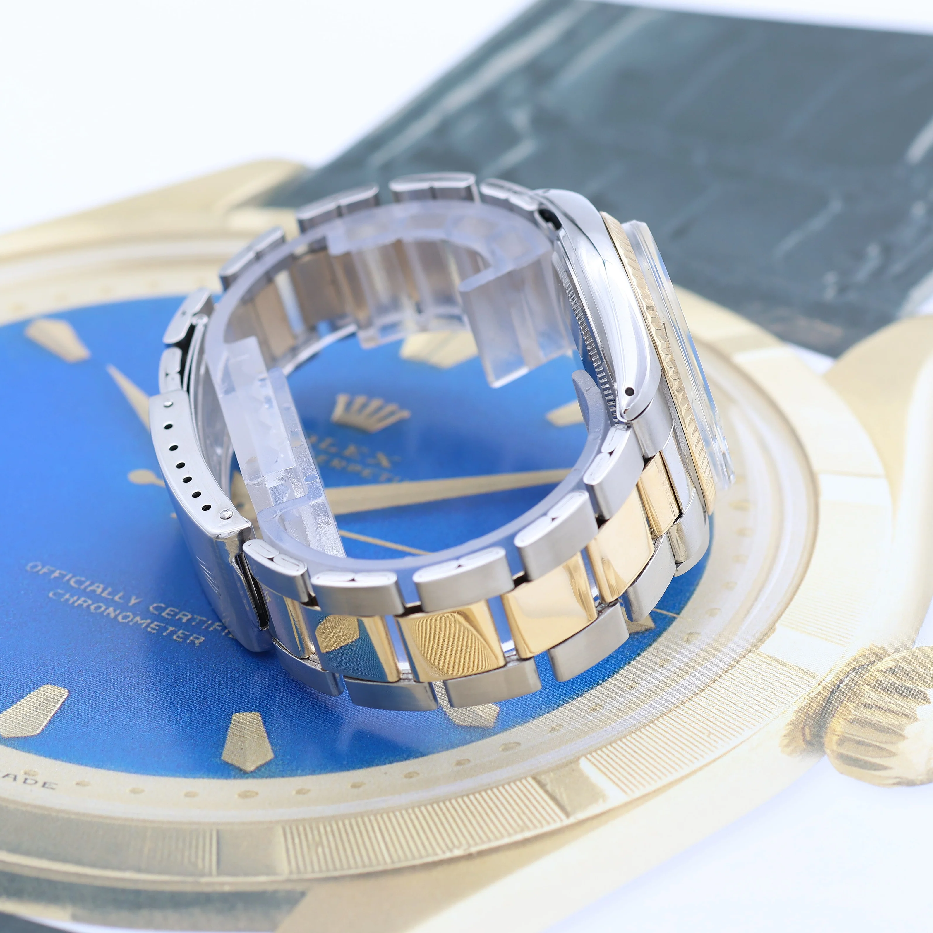 Rolex Datejust ref. 1601 Steel/Gold Bezel - Blue Dial - Oyster bracelet - Image 9