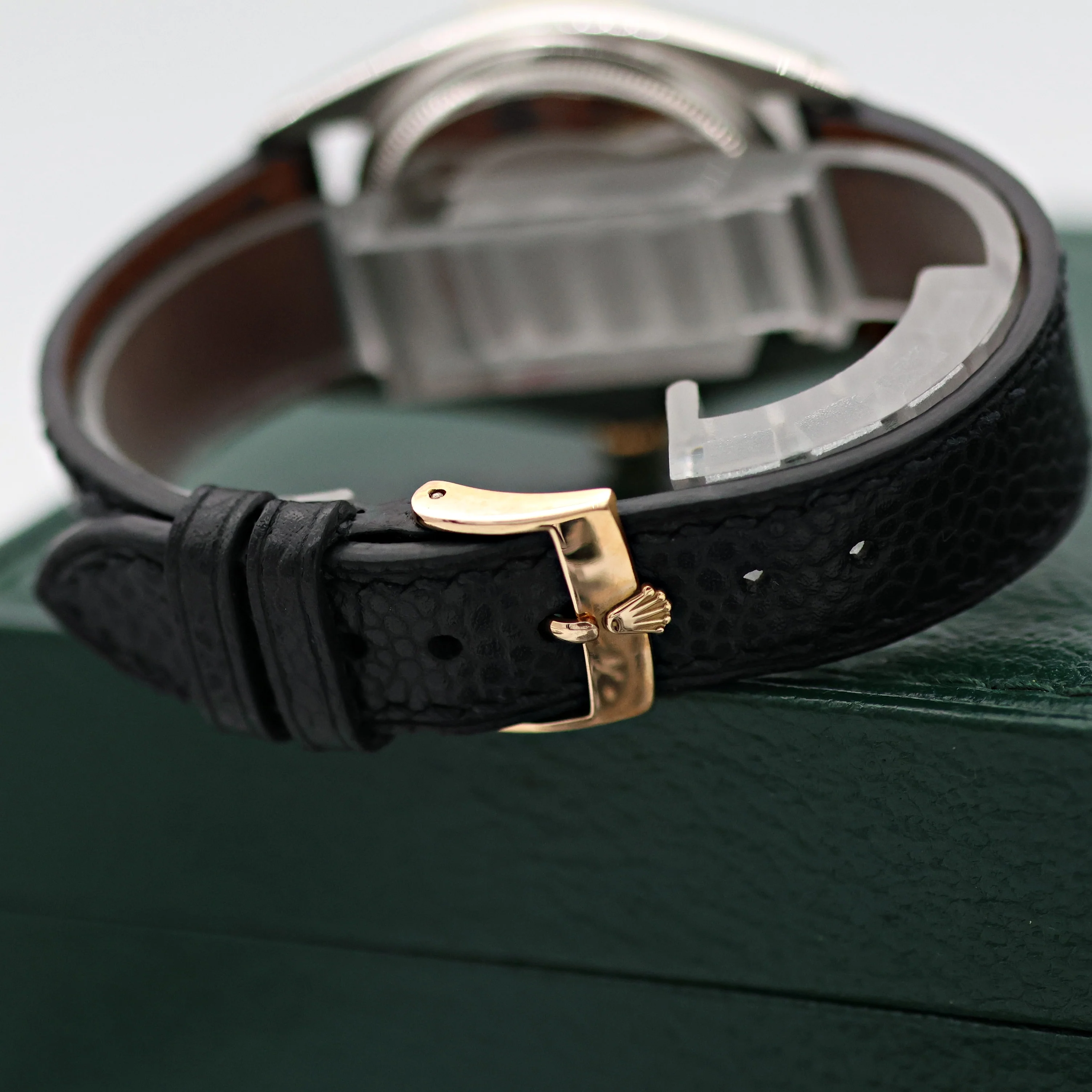 Rolex Datejust ref. 1601 - Steel/Yellow Gold - Champagne Dial  - Leather strap - Image 17