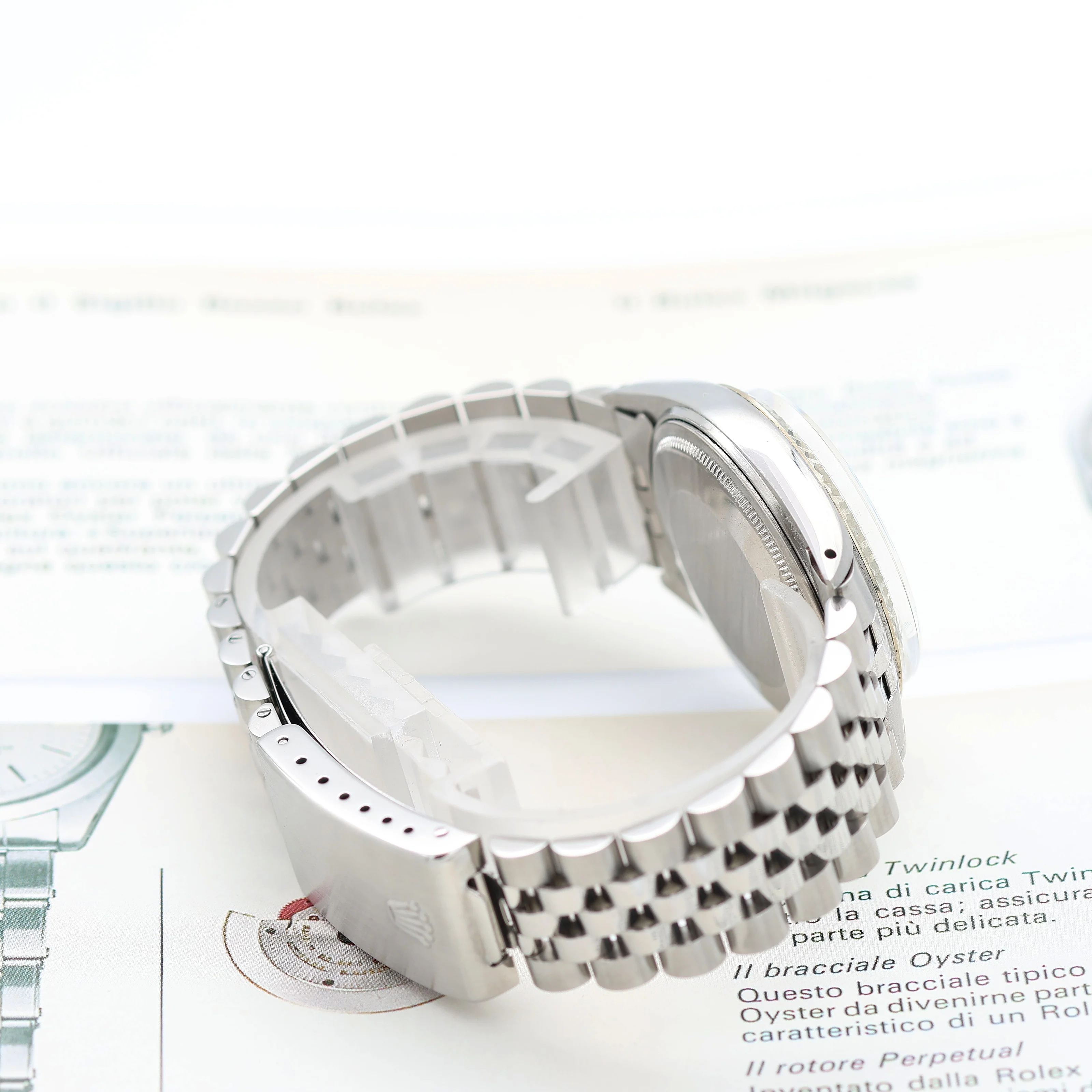 Rolex Datejust ref. 1601 - White Gold Bezel - Silver dial (VII) - Image 8