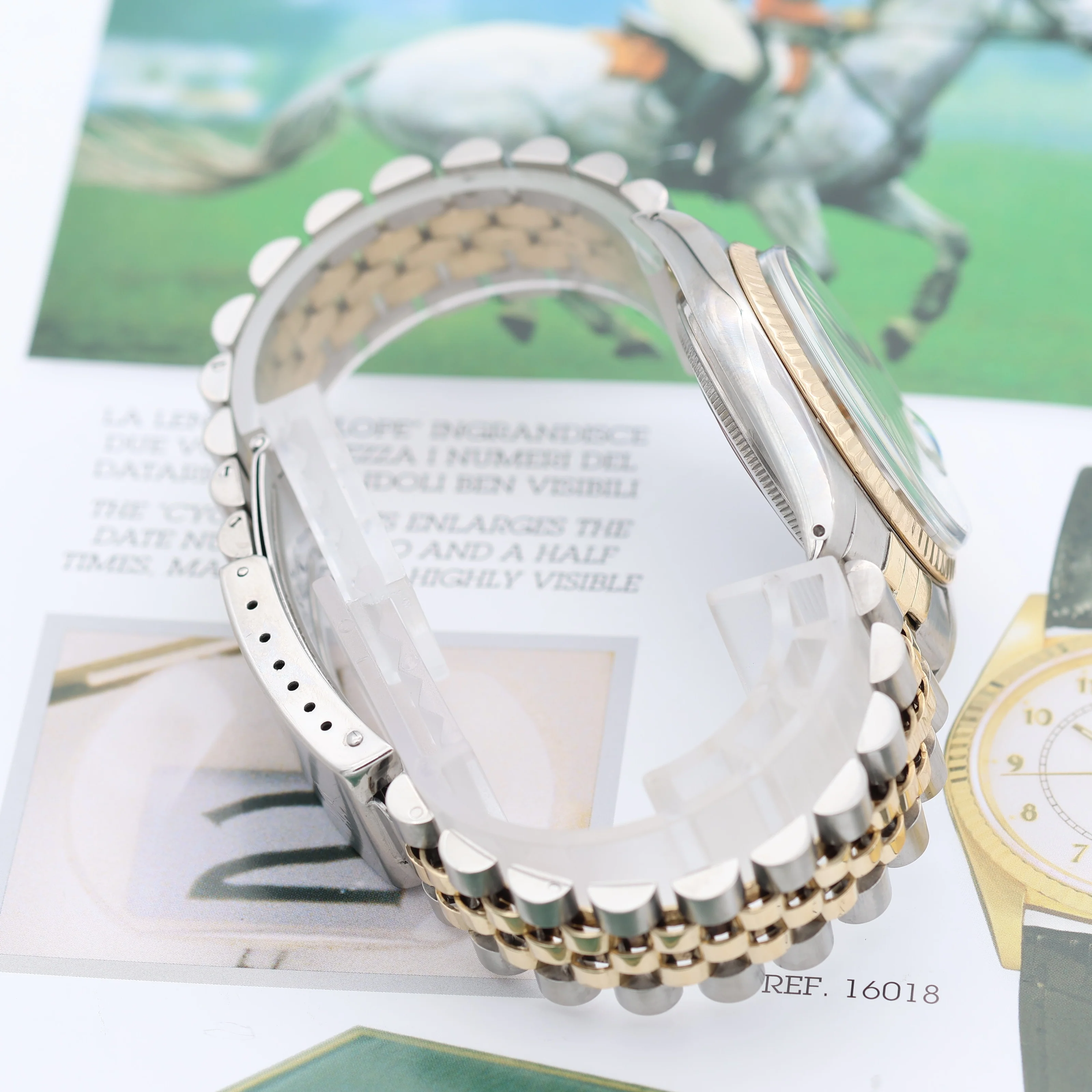 Rolex Datejust ref. 16013 - Blue Dial - Jubilee - Full Set - Image 9