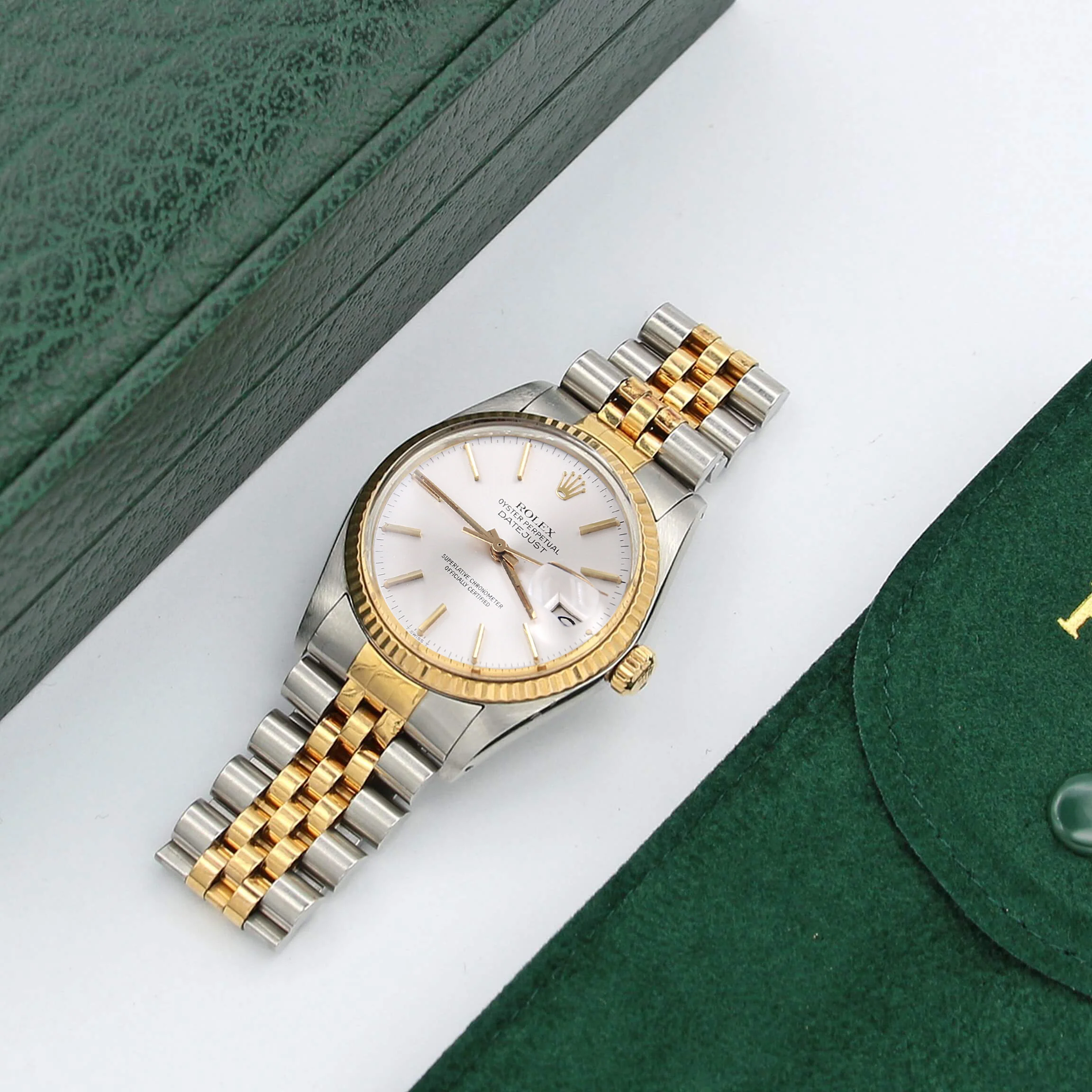 Rolex Datejust ref. 16013 -Steel/Gold - Silver dial - Image 2