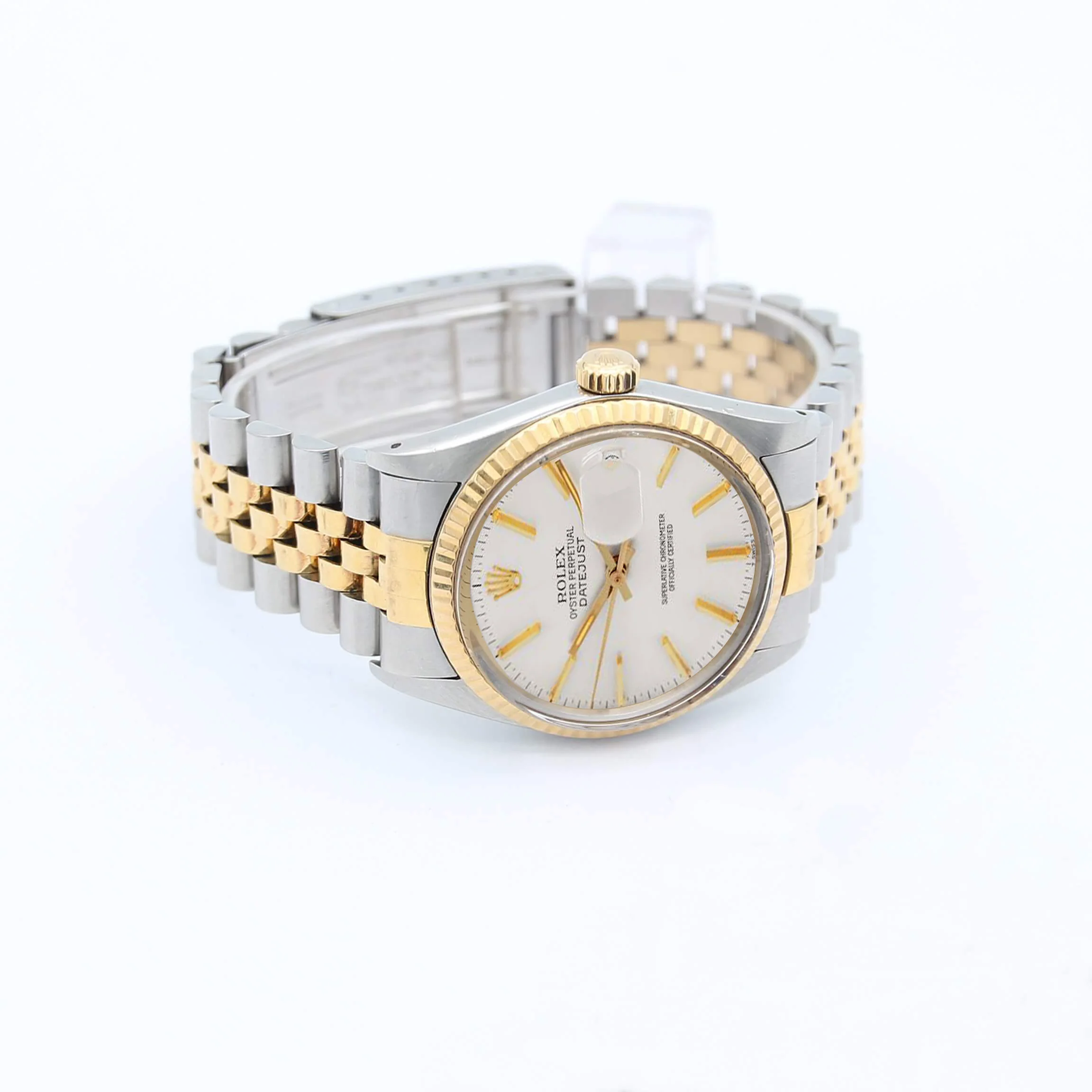 Rolex Datejust ref. 16013 -Steel/Gold - Silver dial - Image 3