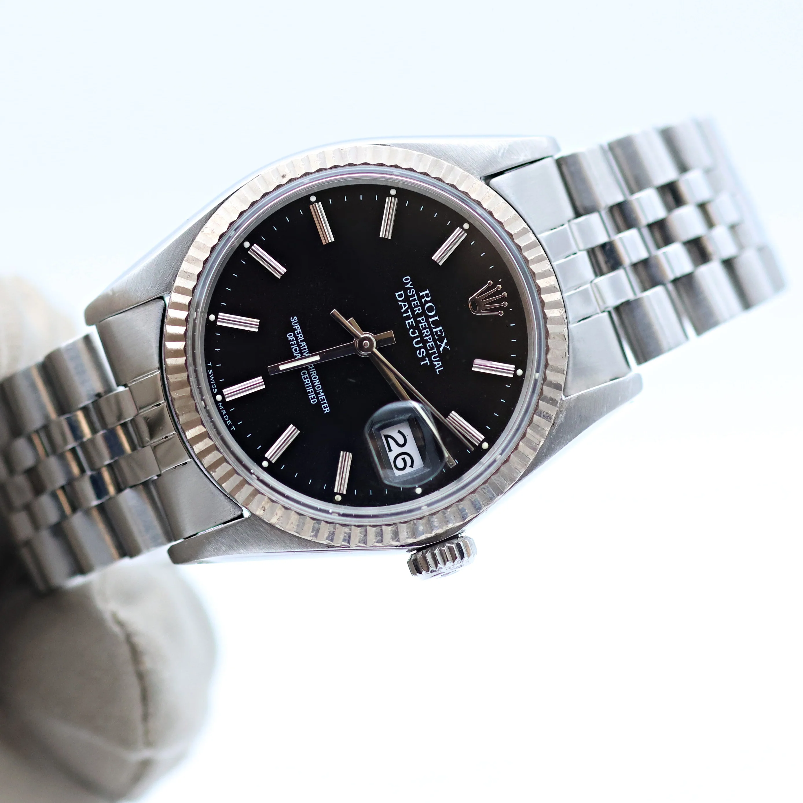 Rolex Datejust ref. 16014 - Black dial - Image 14