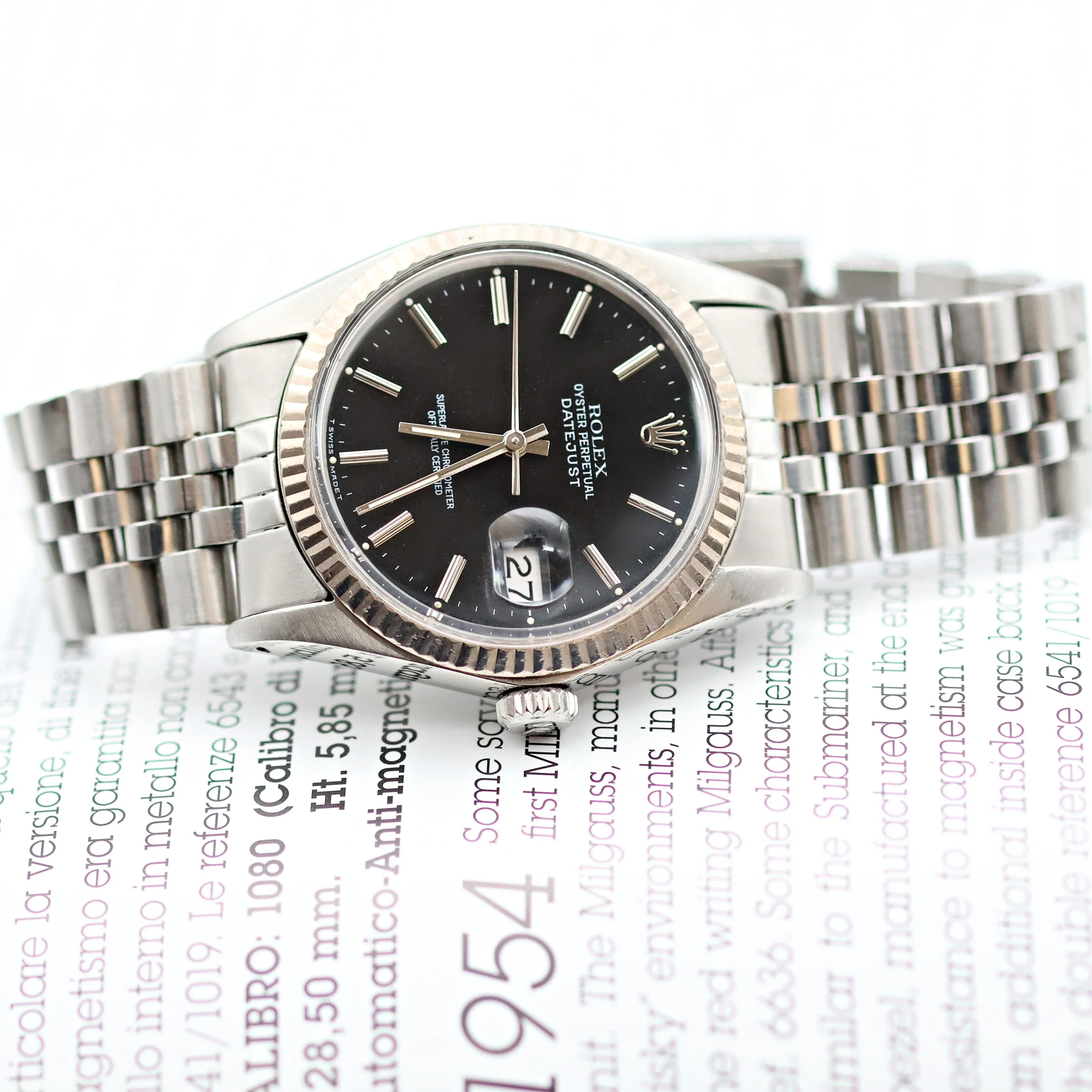 Rolex Datejust ref. 16014 - Black dial - Image 15