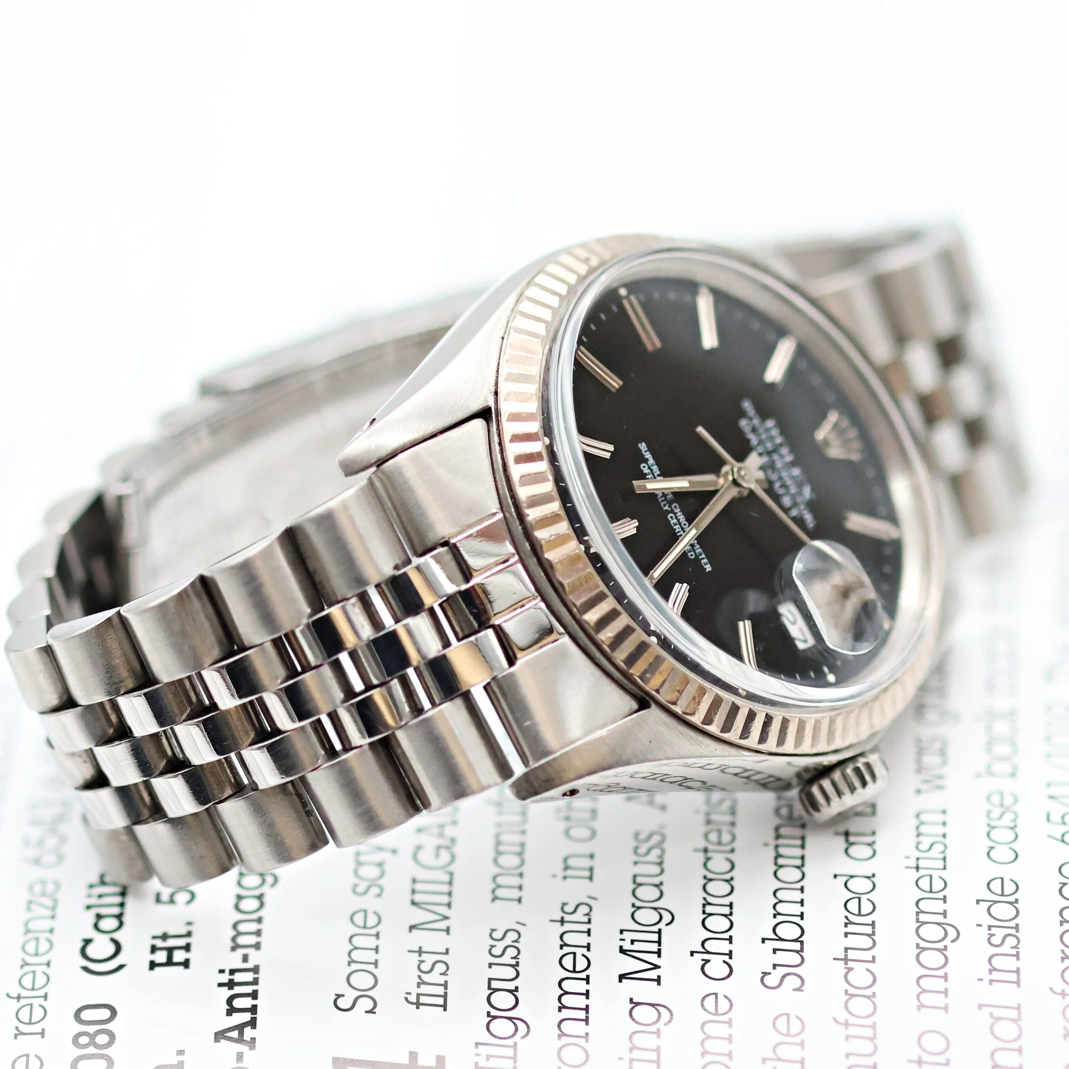 Rolex Datejust ref. 16014 - Black dial - Image 16
