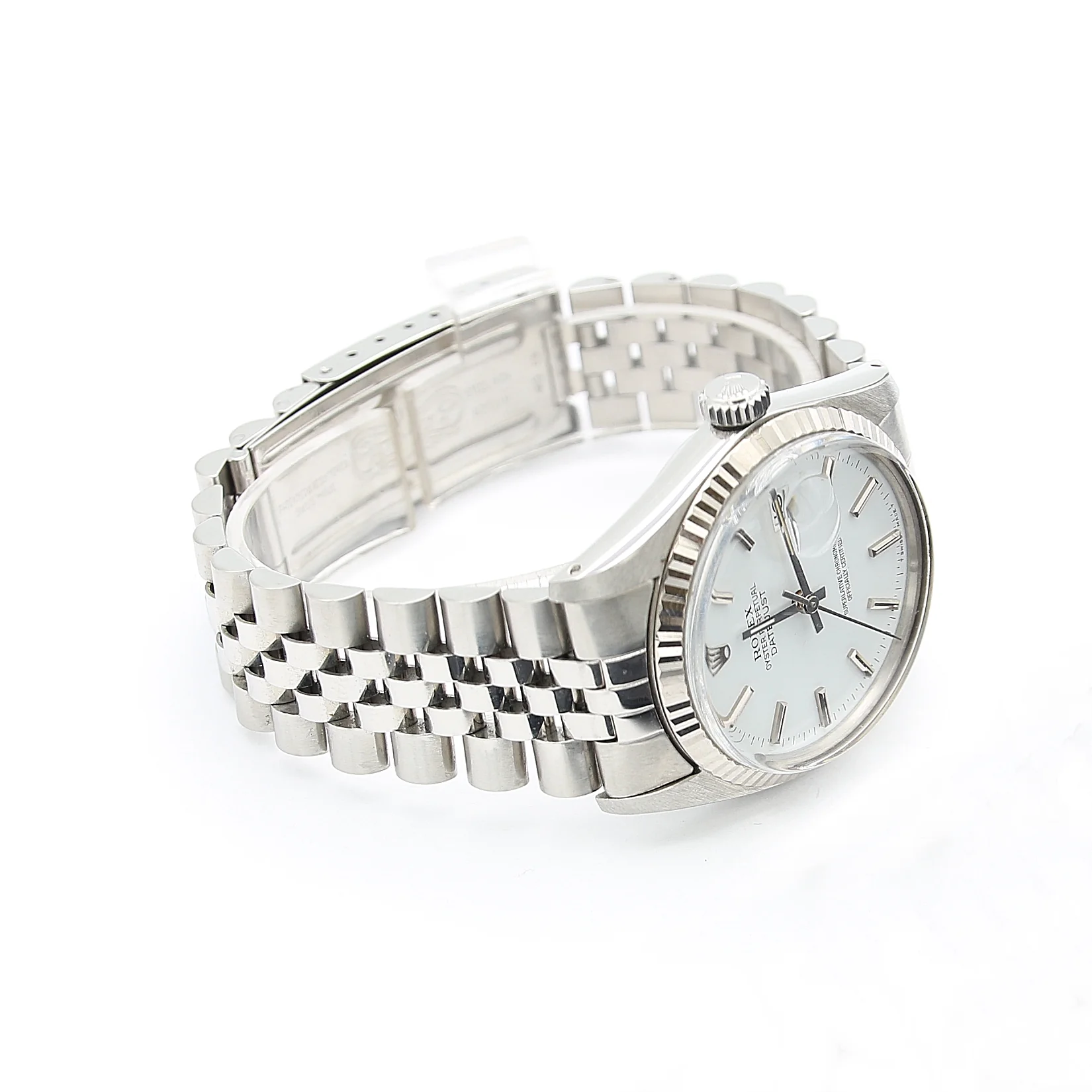Rolex Datejust ref. 16014 - White dial - Jubilee bracelet - Image 5