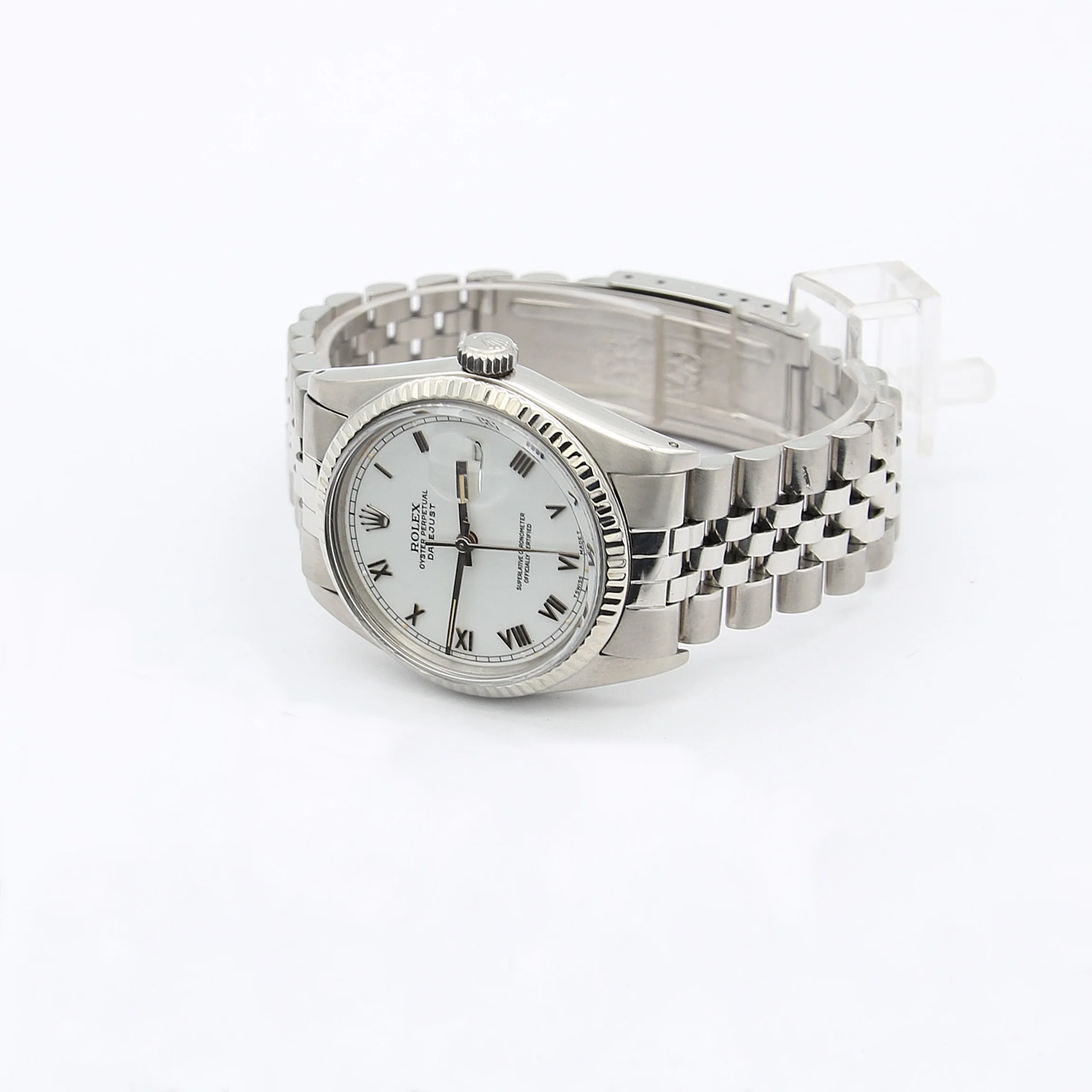 Rolex Datejust ref. 16014 - White Small Roman dial - Image 4