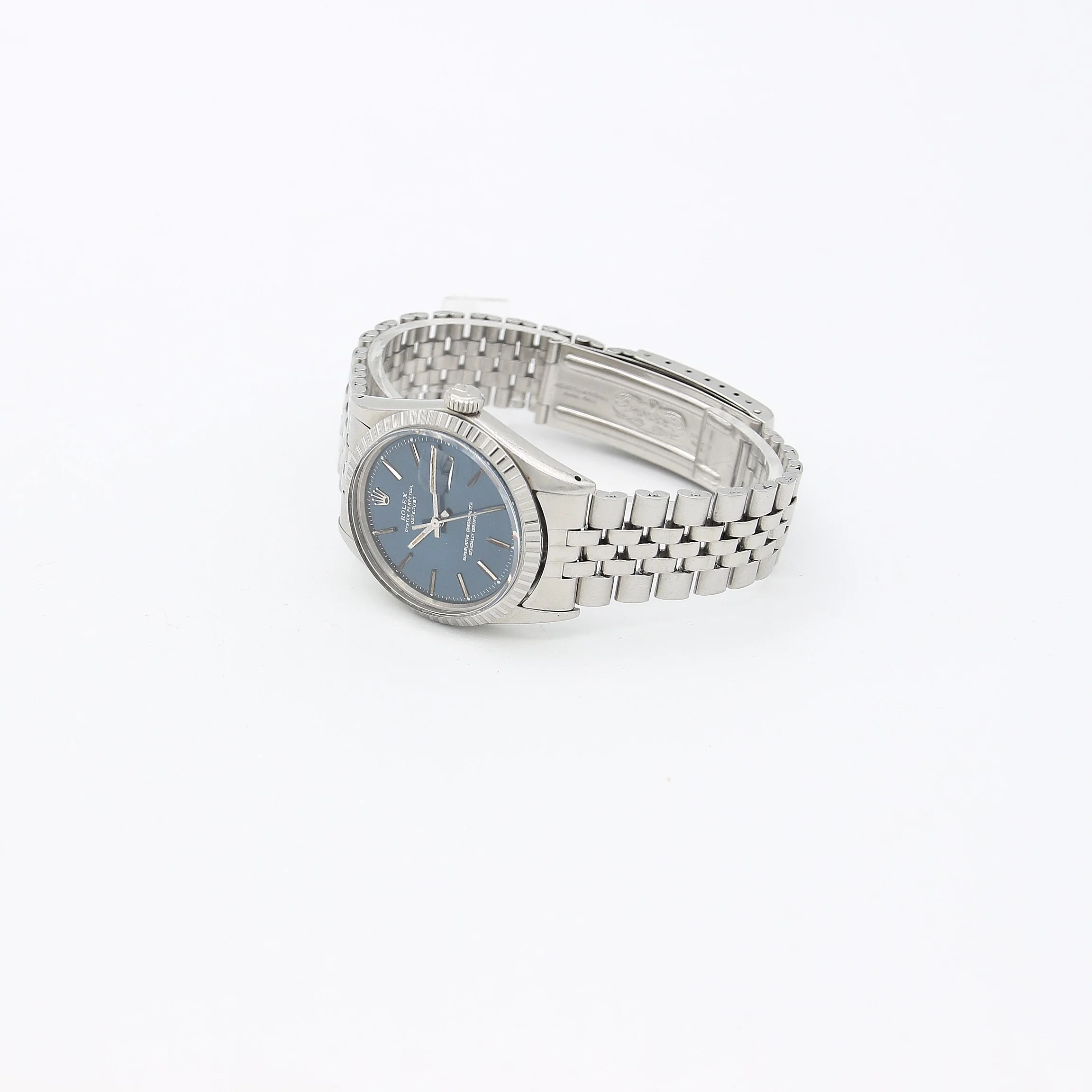 Rolex Datejust ref 1603 Blue Dial Jubilee Bracelet - Image 4