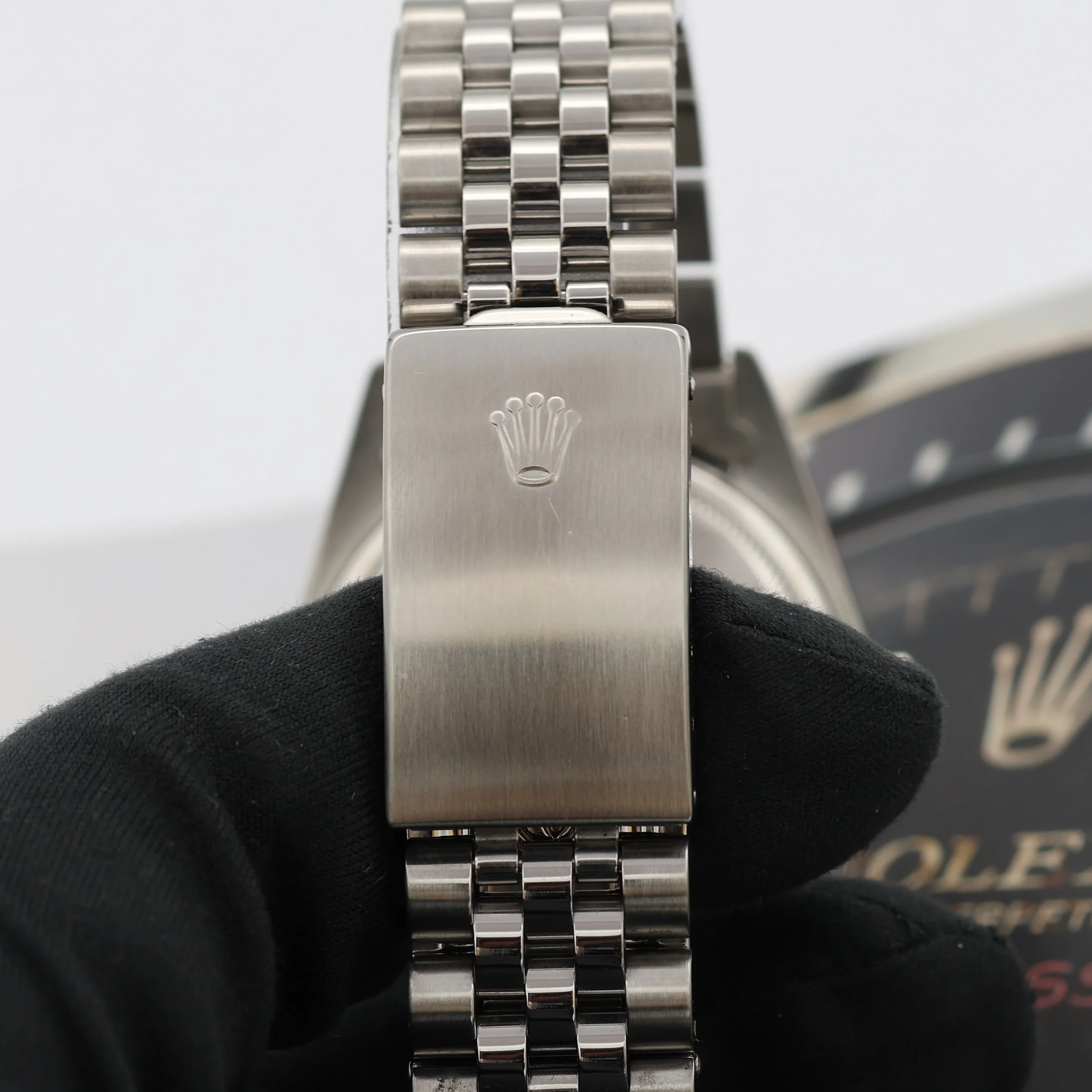 Rolex Datejust ref. 1603 - Silver Dial (V4) - Jubilee Bracelet - Full Set - Image 12