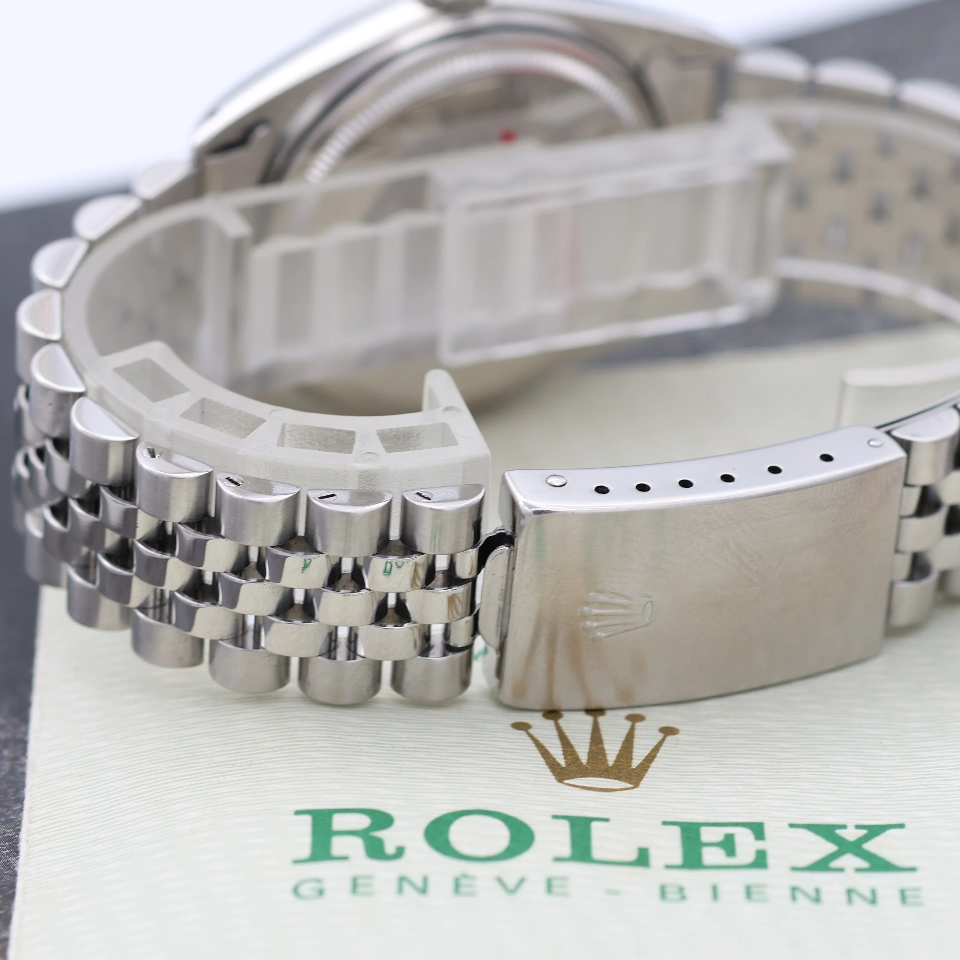 Rolex Datejust ref. 1603 - Silver Dial (V4) - Jubilee Bracelet - Full Set - Image 8
