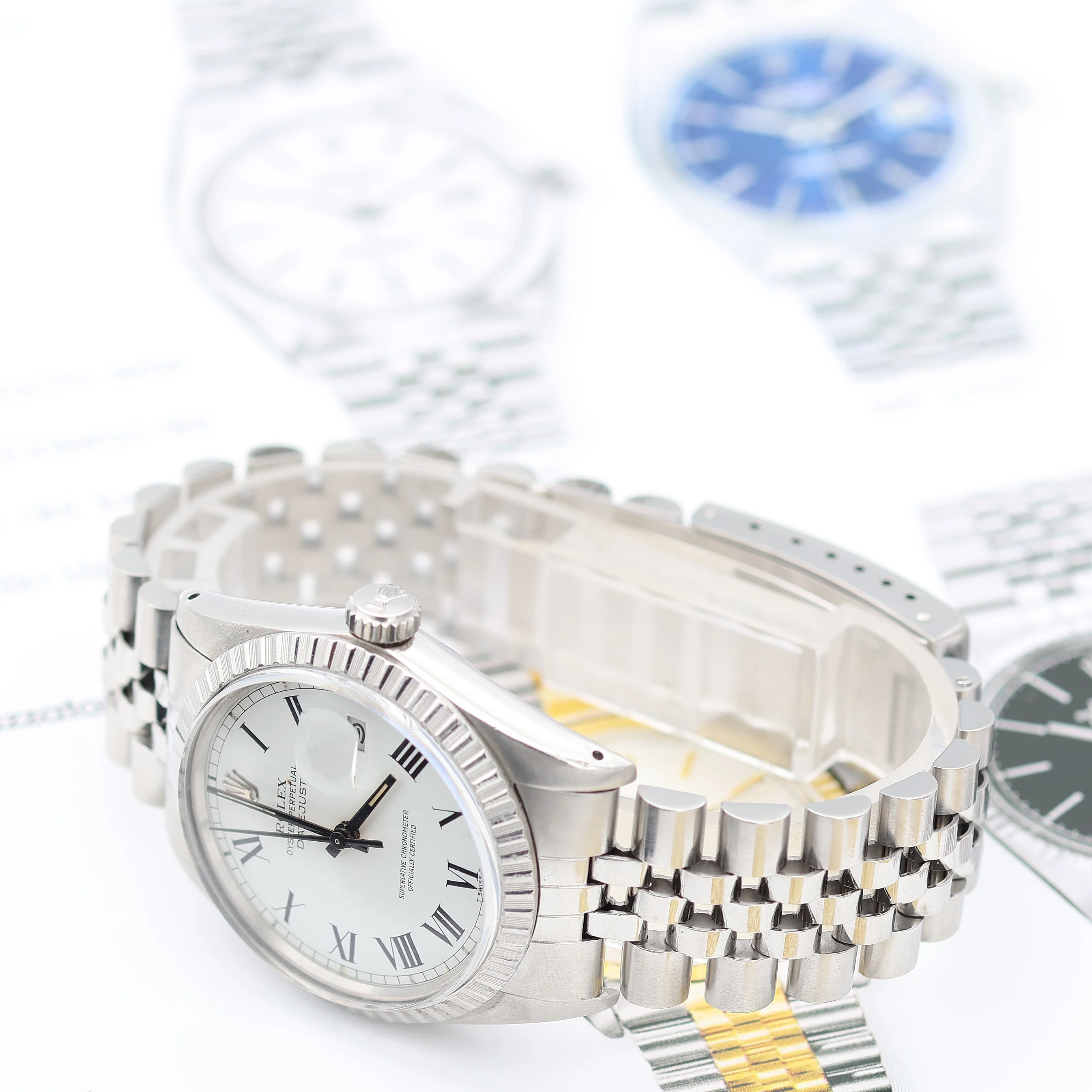 Rolex Datejust ref. 16030 - Jubilee Bracelet - White Buckley Dial - Image 6