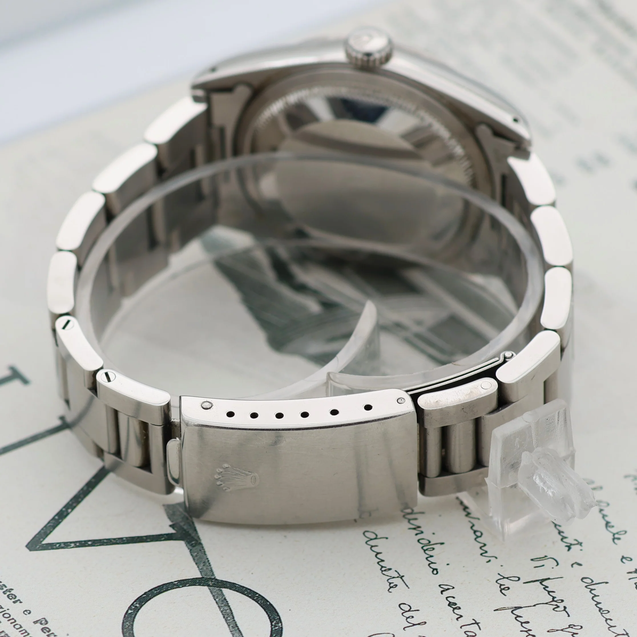 Rolex Datejust ref. 16200 Silver Dial Oyster Bracelet - Full Set - Image 13