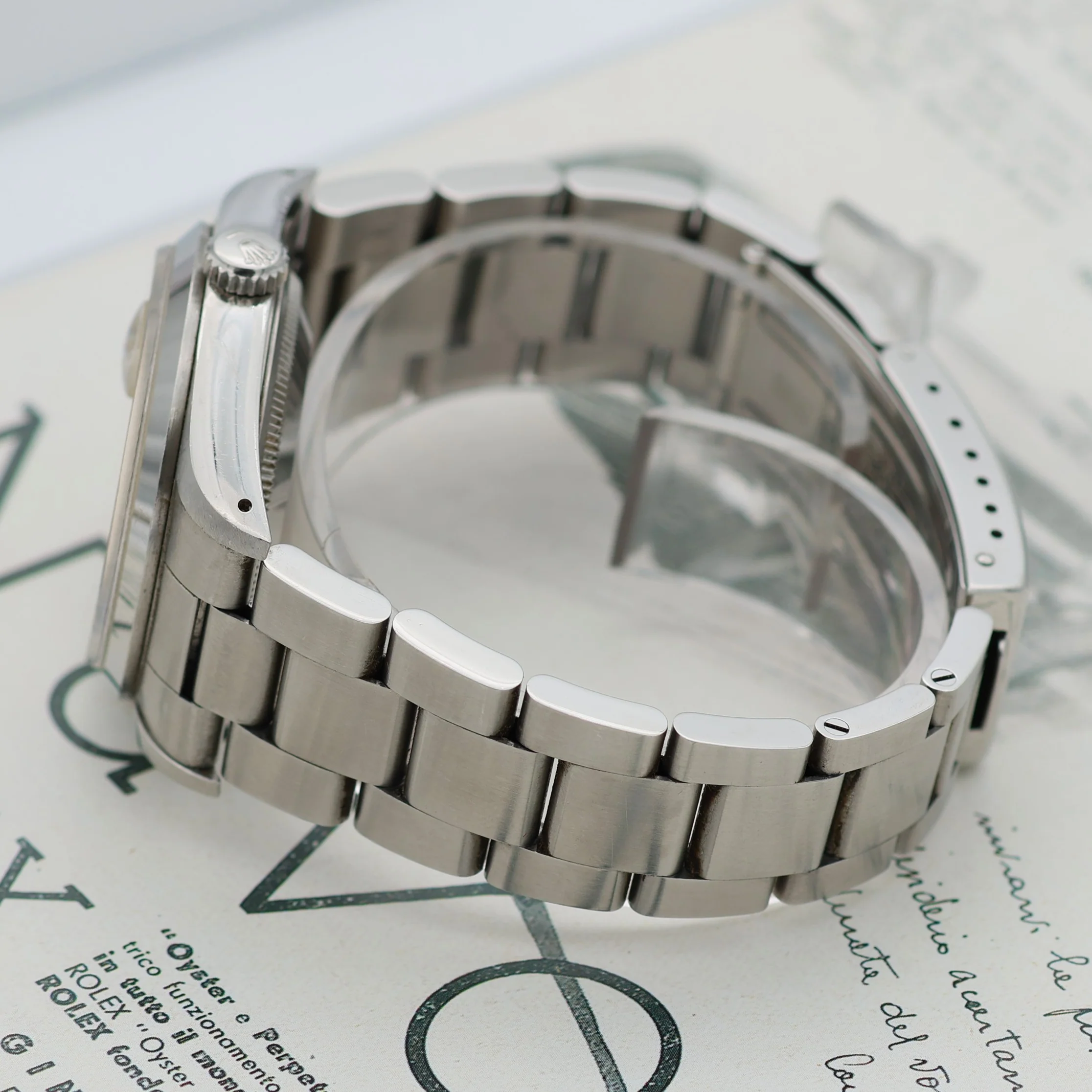Rolex Datejust ref. 16200 Silver Dial Oyster Bracelet - Full Set - Image 14