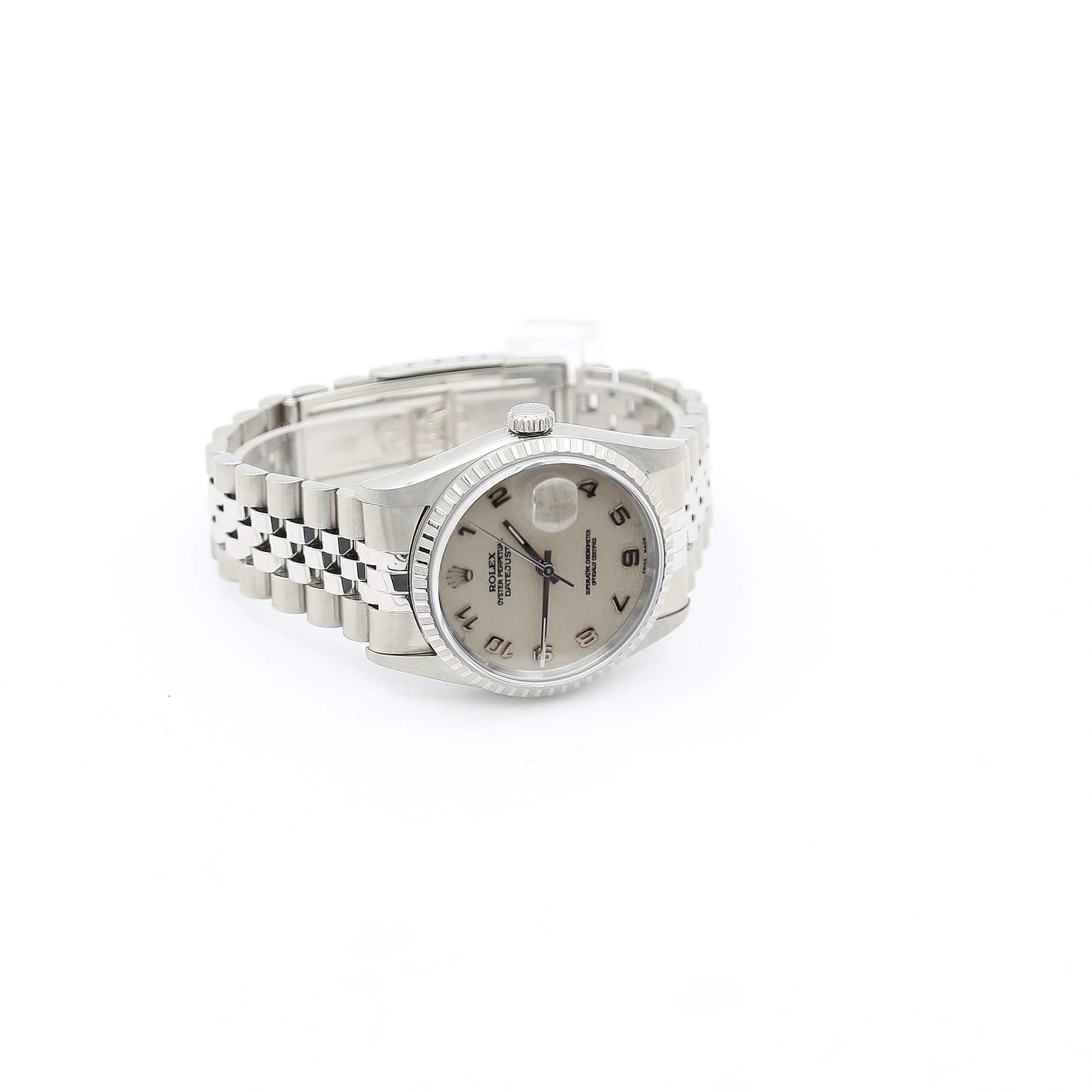 Rolex Datejust ref. 16220 Millennary Dial Jubilee Bracelet - Full Set - Image 4
