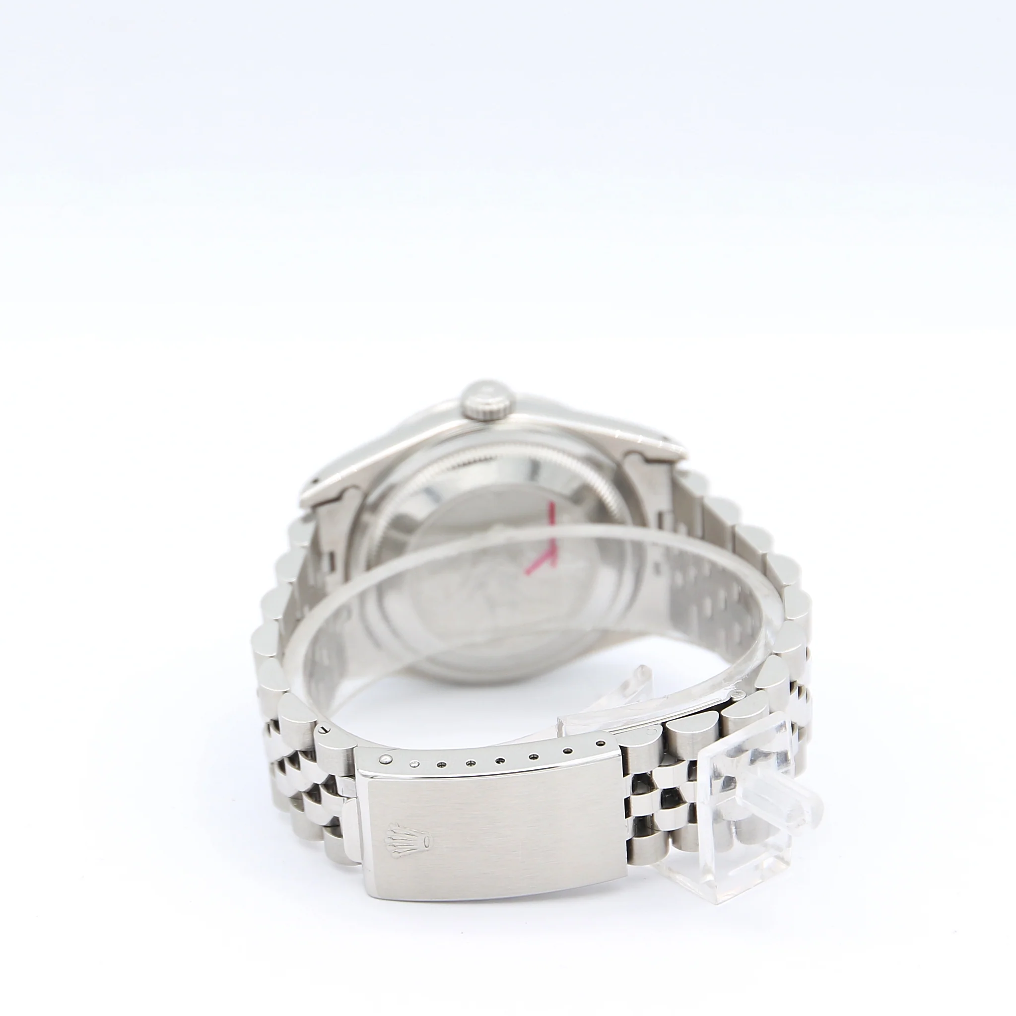 Rolex Datejust ref. 16220 Salmon Roman Dial Jubilee Bracelet - Image 4