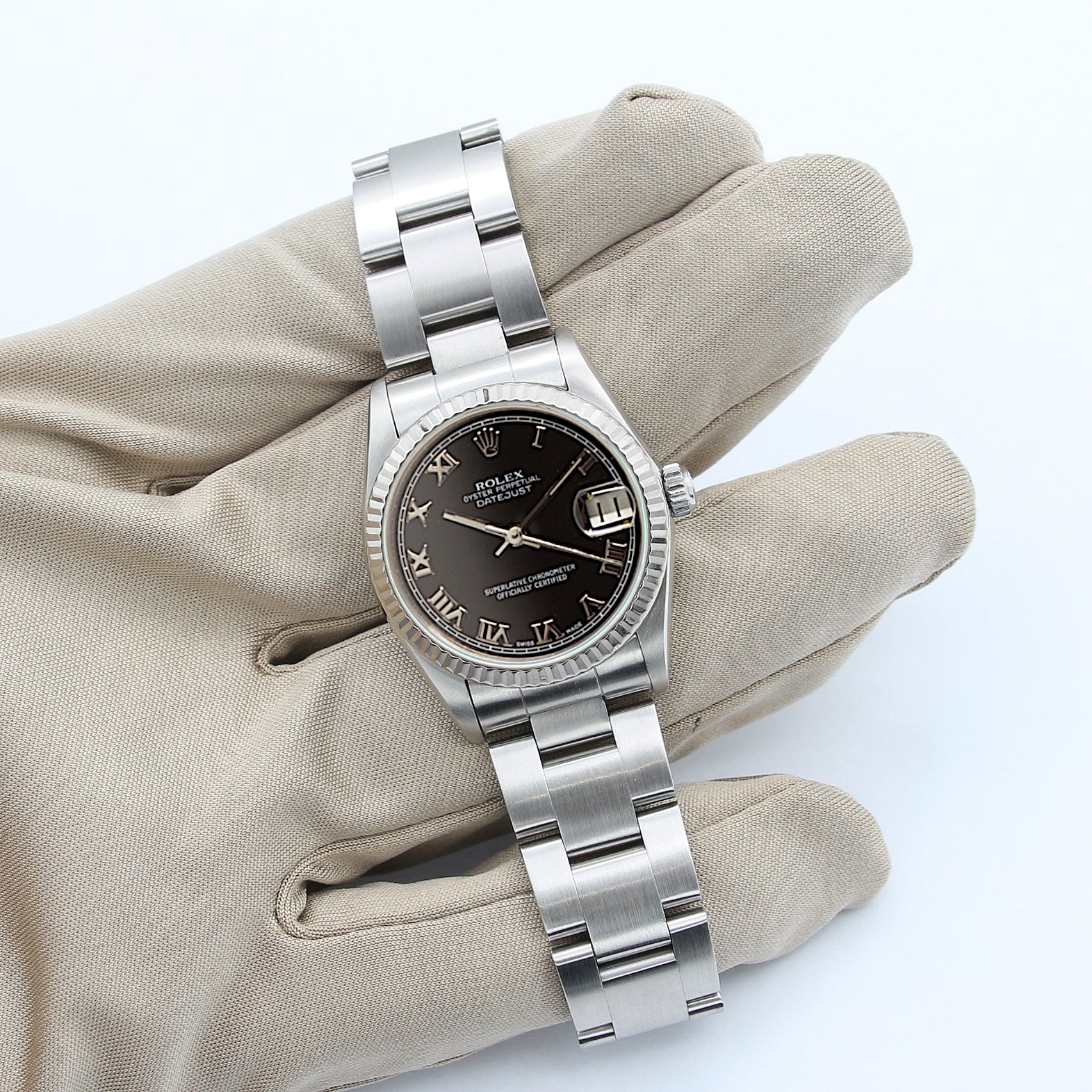 Rolex Datejust ref. 68274 Black Roman Dial - Oyster bracelet - Full Set - Image 2