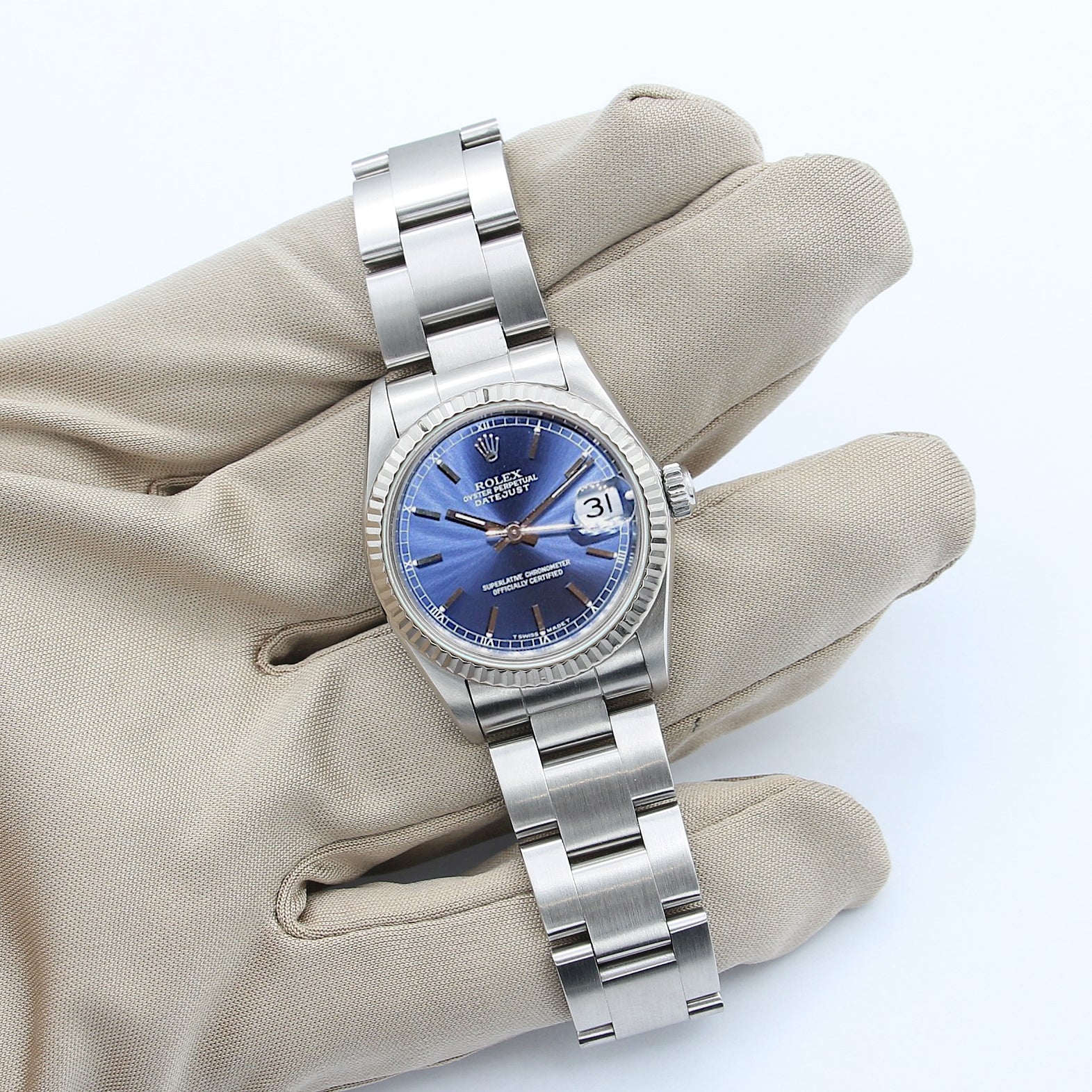 Rolex Datejust ref. 68274 Blue Dial - Oyster bracelet - Full Set - Image 3