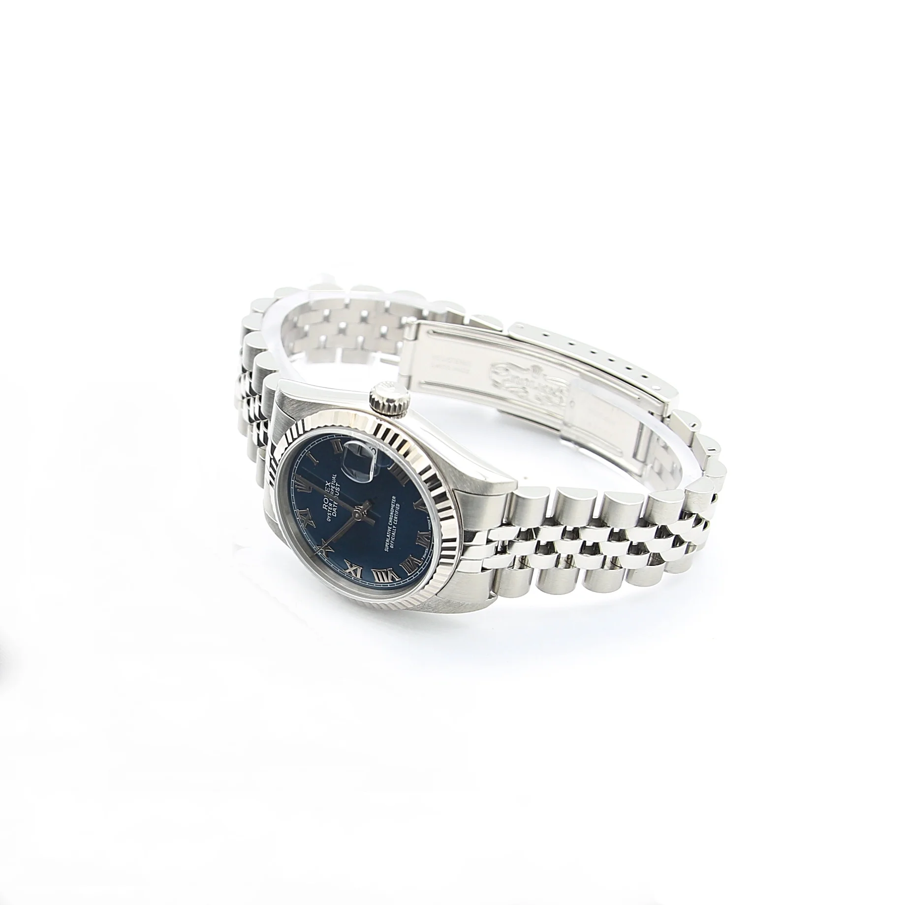 Rolex Datejust ref. 68274 - Blue Roman Dial - Jubilee bracelet - Full Set - Image 4