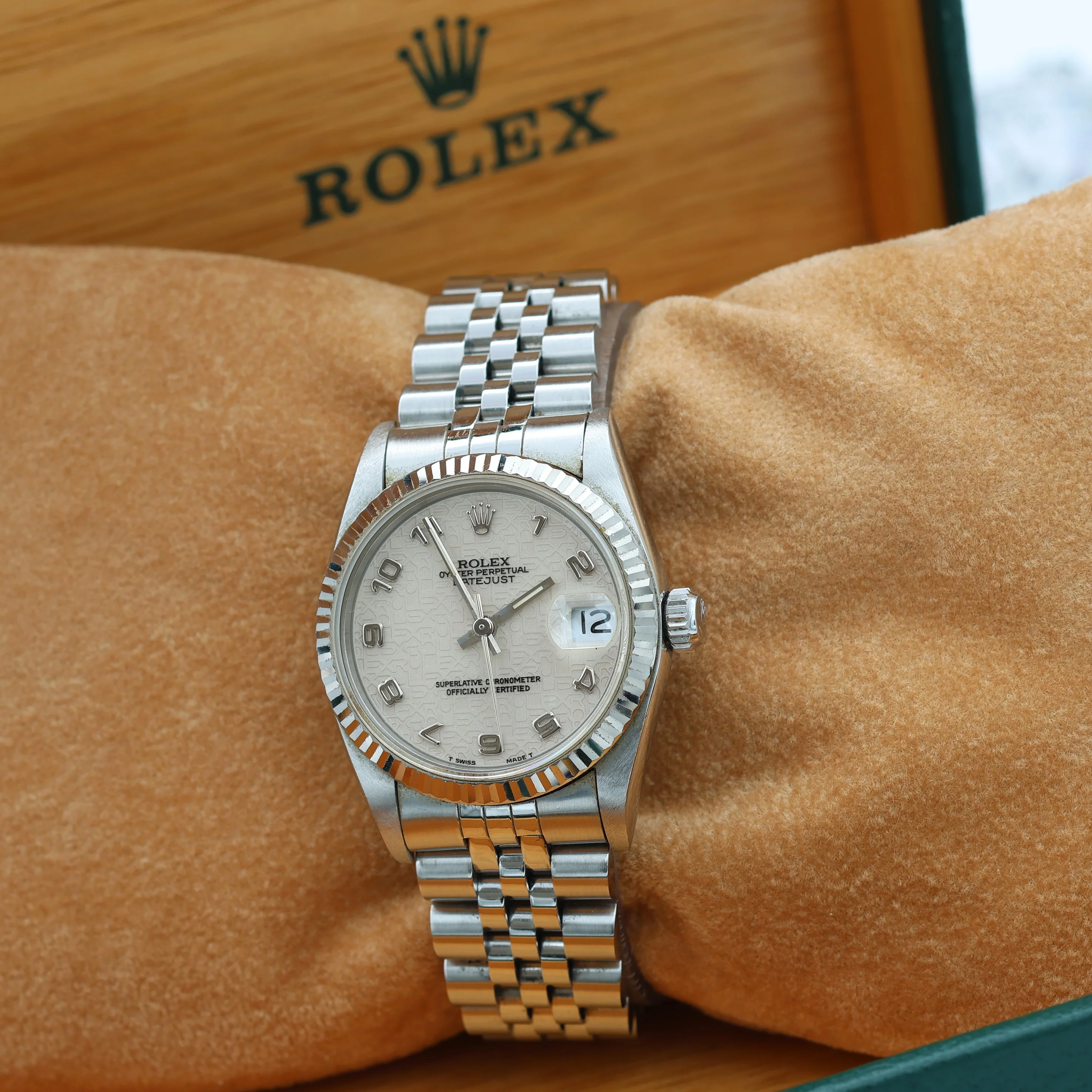 Rolex Datejust ref. 68274 Millennary Cream Dial - Jubilee Bracelet - Full Set - Image 2