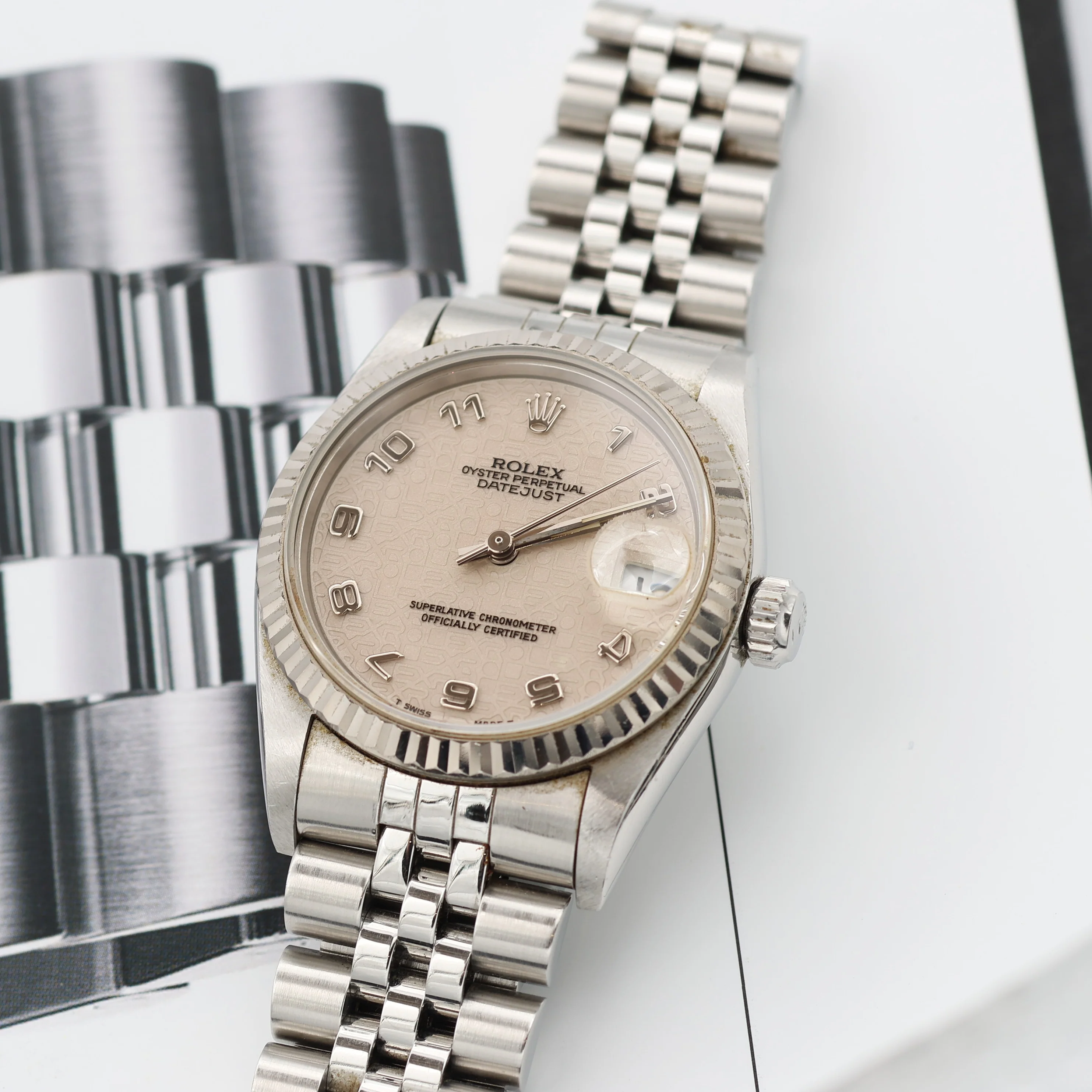 Rolex Datejust ref. 68274 Millennary Cream Dial - Jubilee Bracelet - Full Set - Image 7