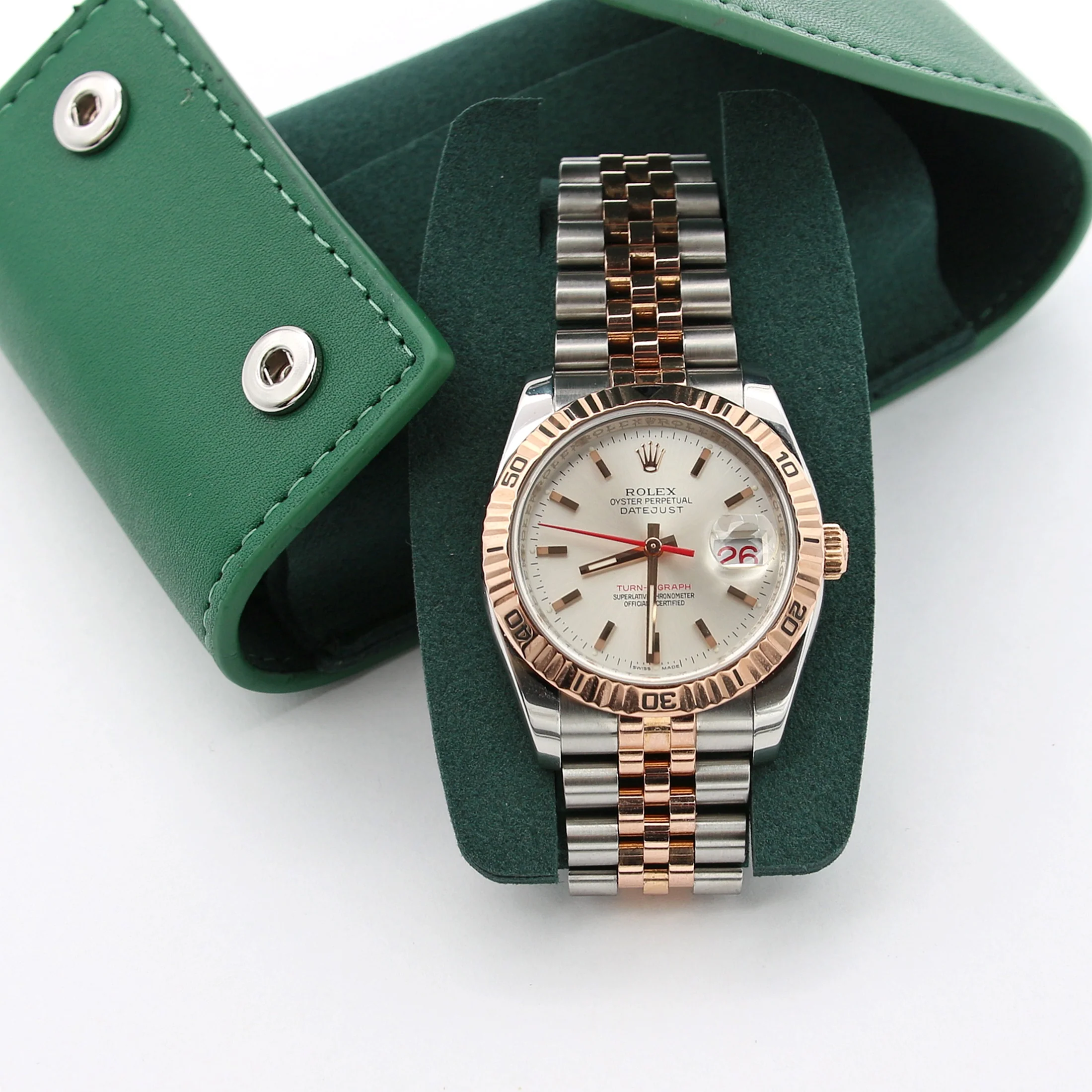 Rolex Datejust Turn-O-Graph ref. 116261 - Rose gold/Steel - Jubilee - Image 2