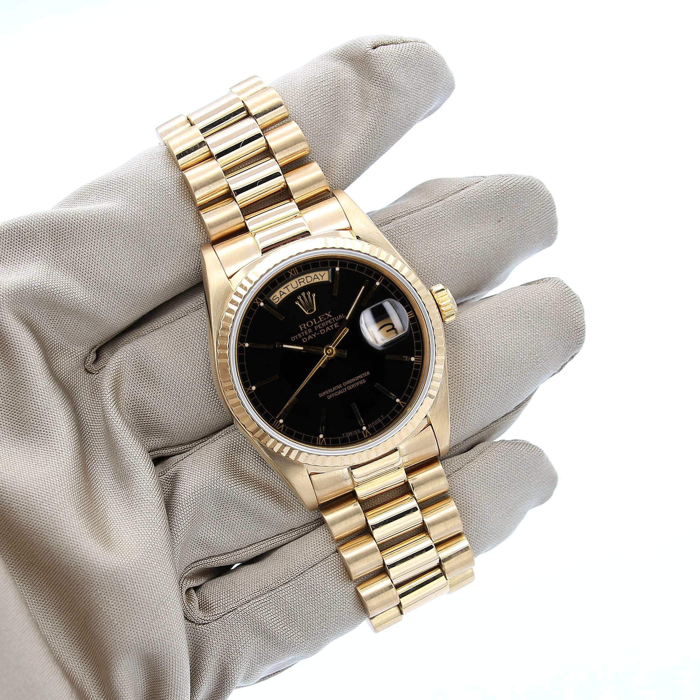 Rolex Day-Date 36 ref. 18038 - Black Hours Circle dial - Full Set - Image 3
