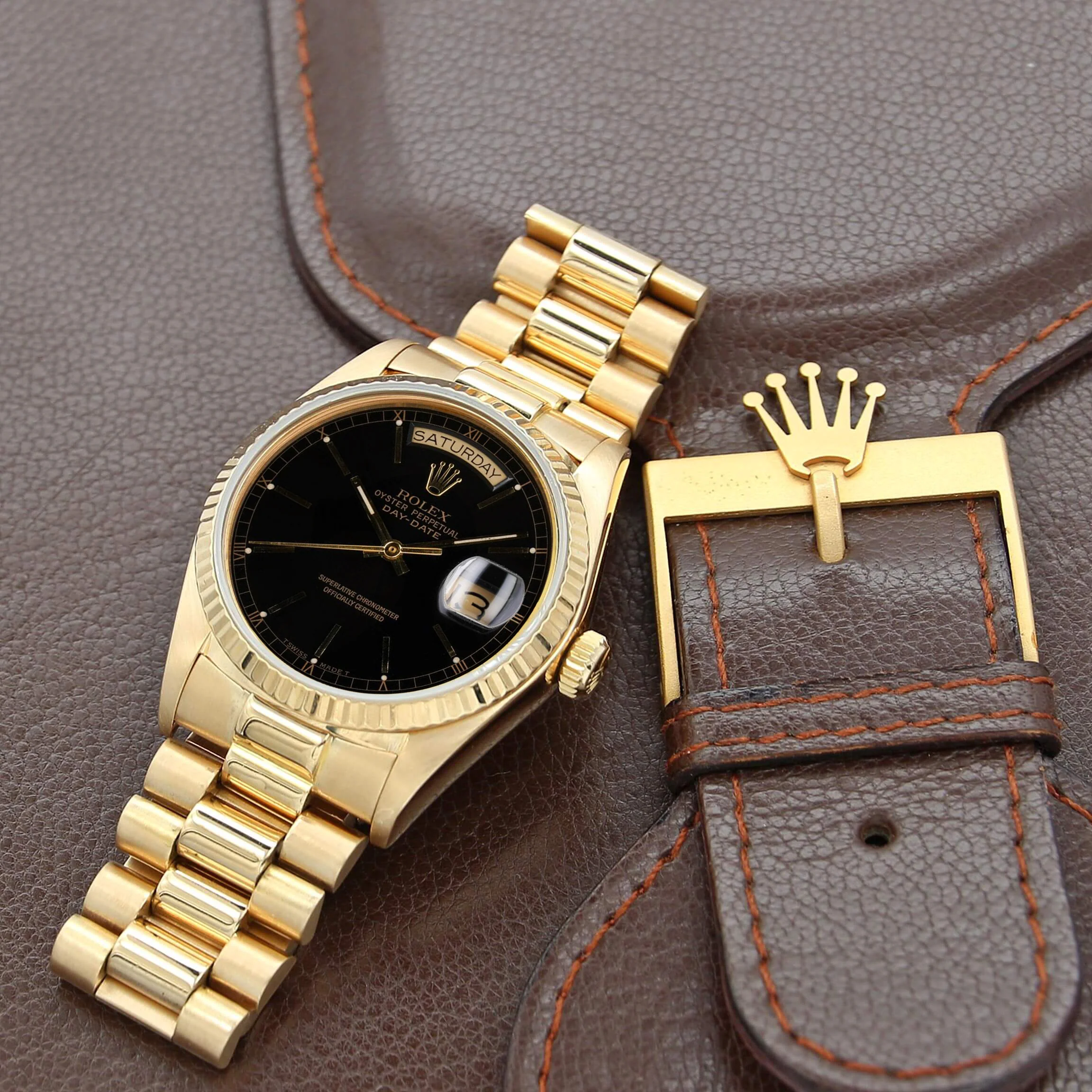 Rolex Day-Date 36 ref. 18038 - Black Hours Circle dial - Full Set - Image 5