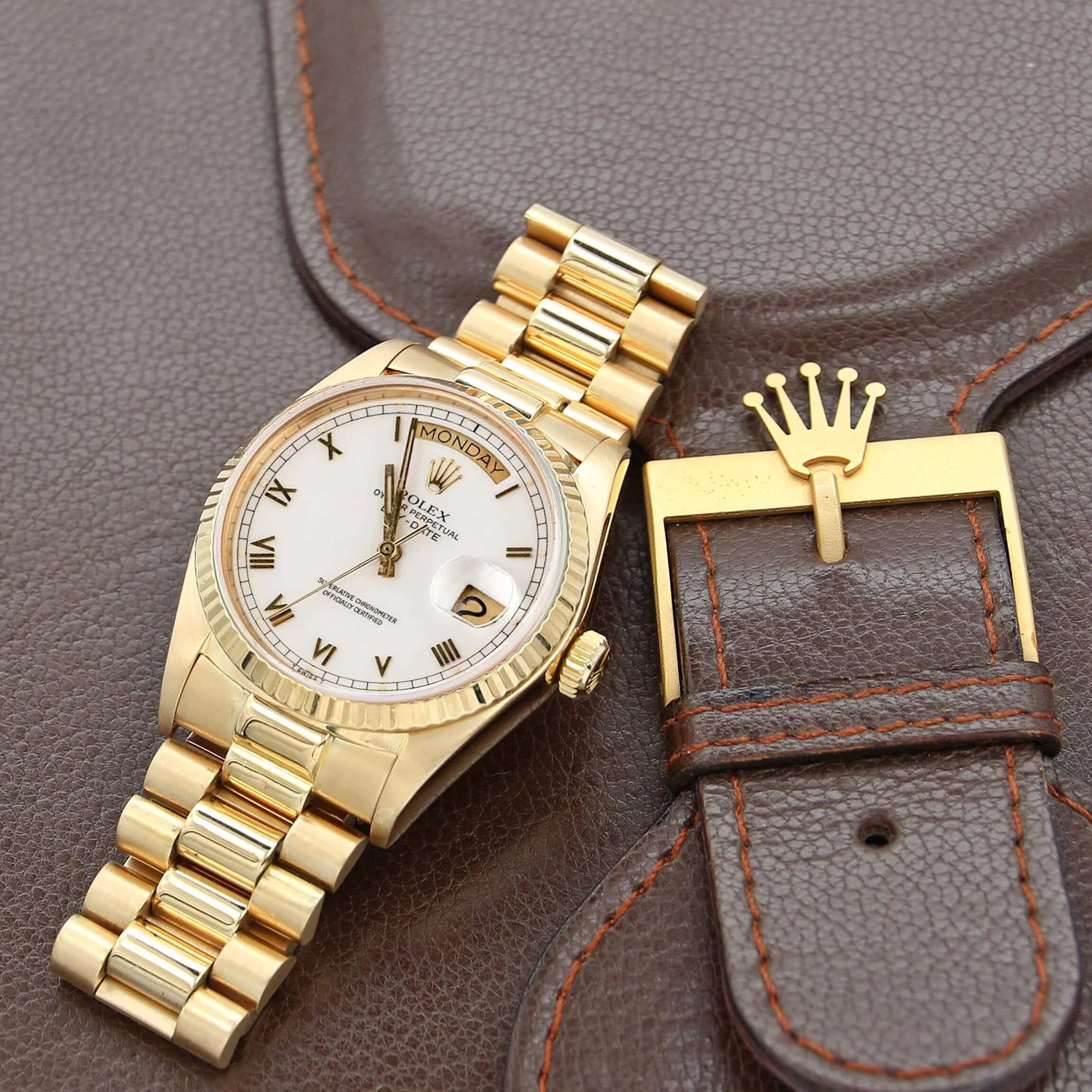 Rolex Day-Date 36 ref. 18038 - White Roman dial - Image 5