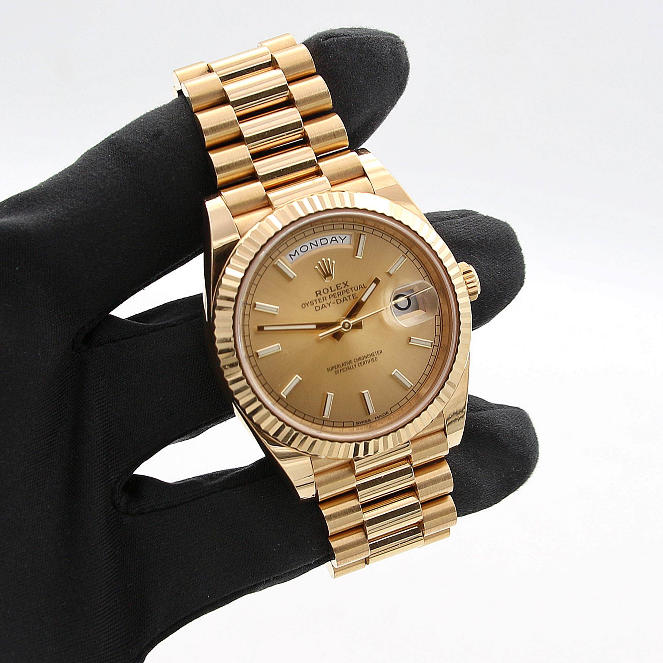 Rolex Day-Date 40 ref. 228238 "The President" - Champagne Dial - Full Set - Image 11
