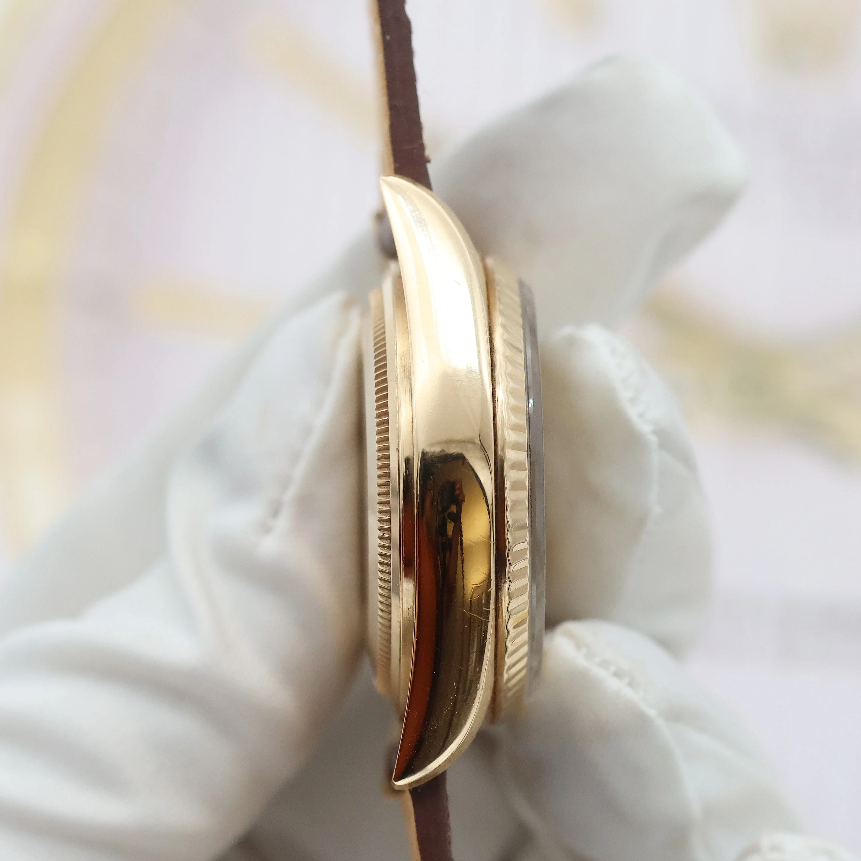 Rolex Day-Date ref. 18038 Champagne Dial - Leather strap - Image 14