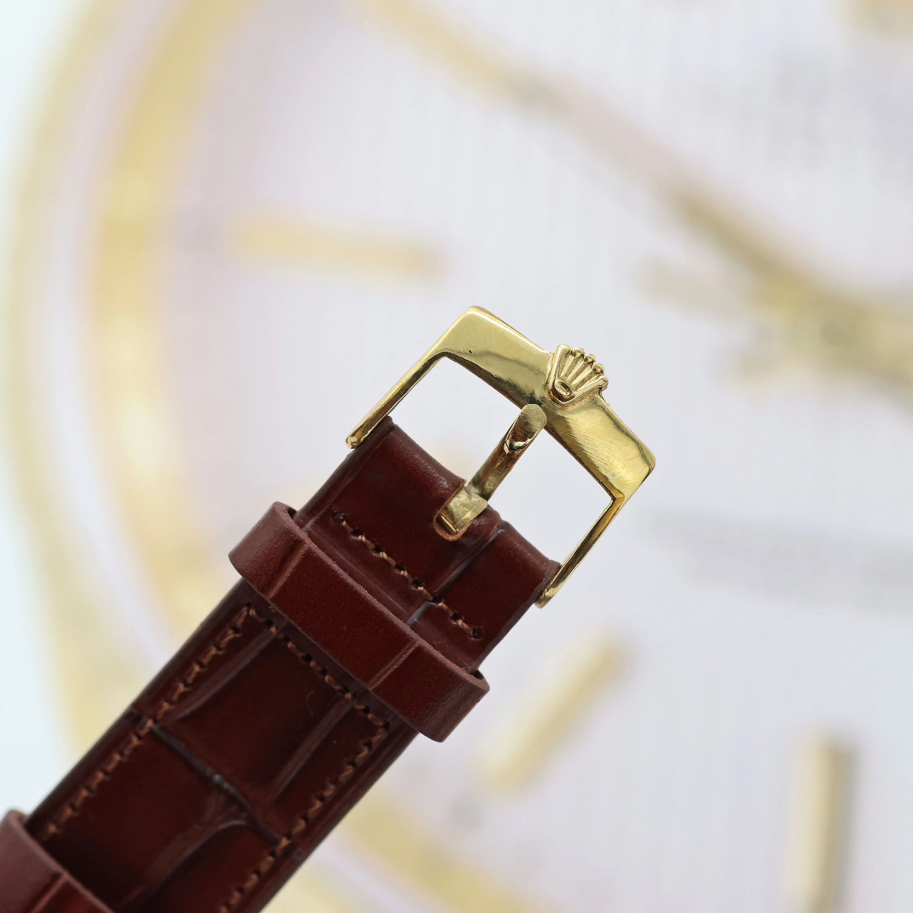 Rolex Day-Date ref. 18038 Champagne Dial - Leather strap - Image 16