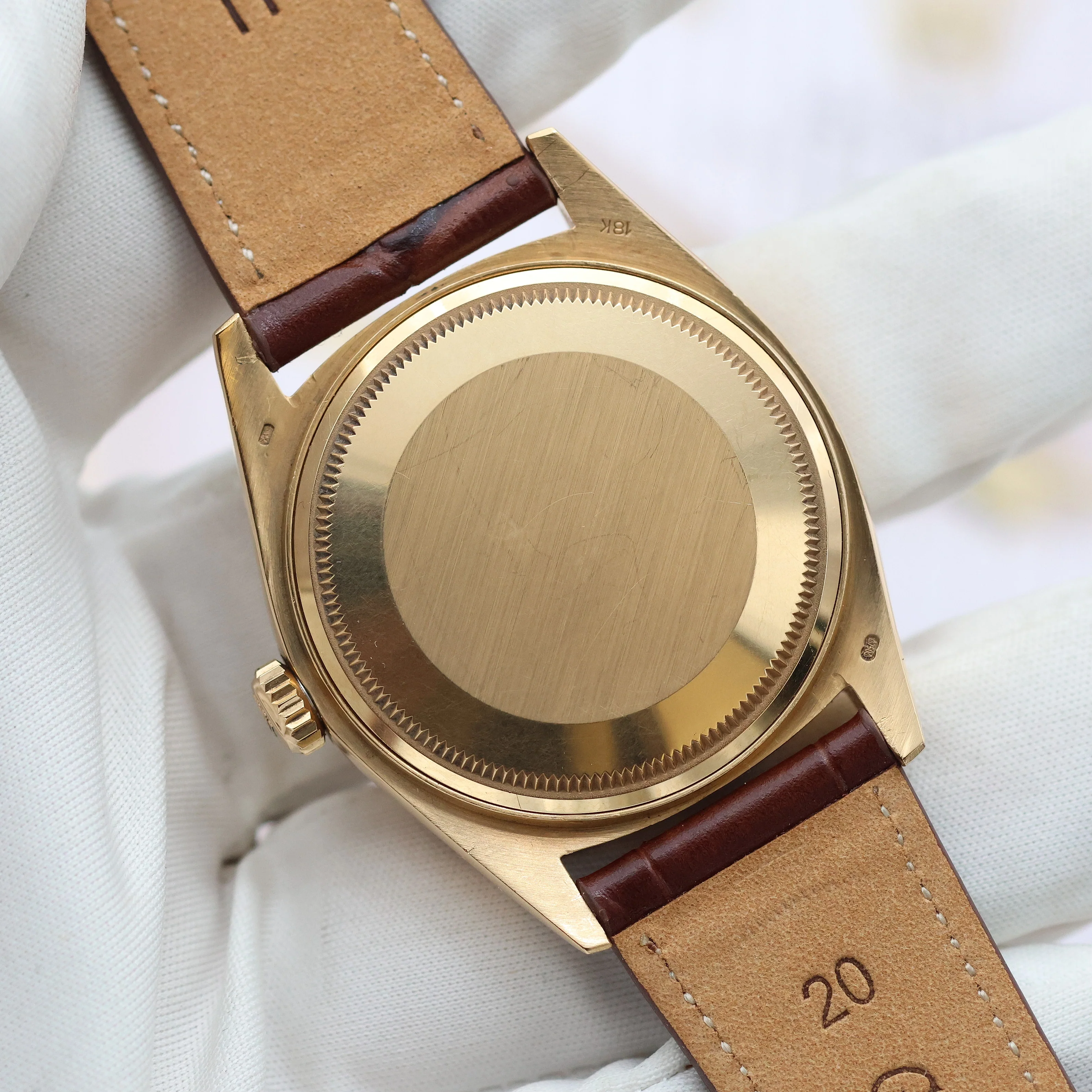 Rolex Day-Date ref. 18038 Champagne Dial - Leather strap - Image 19