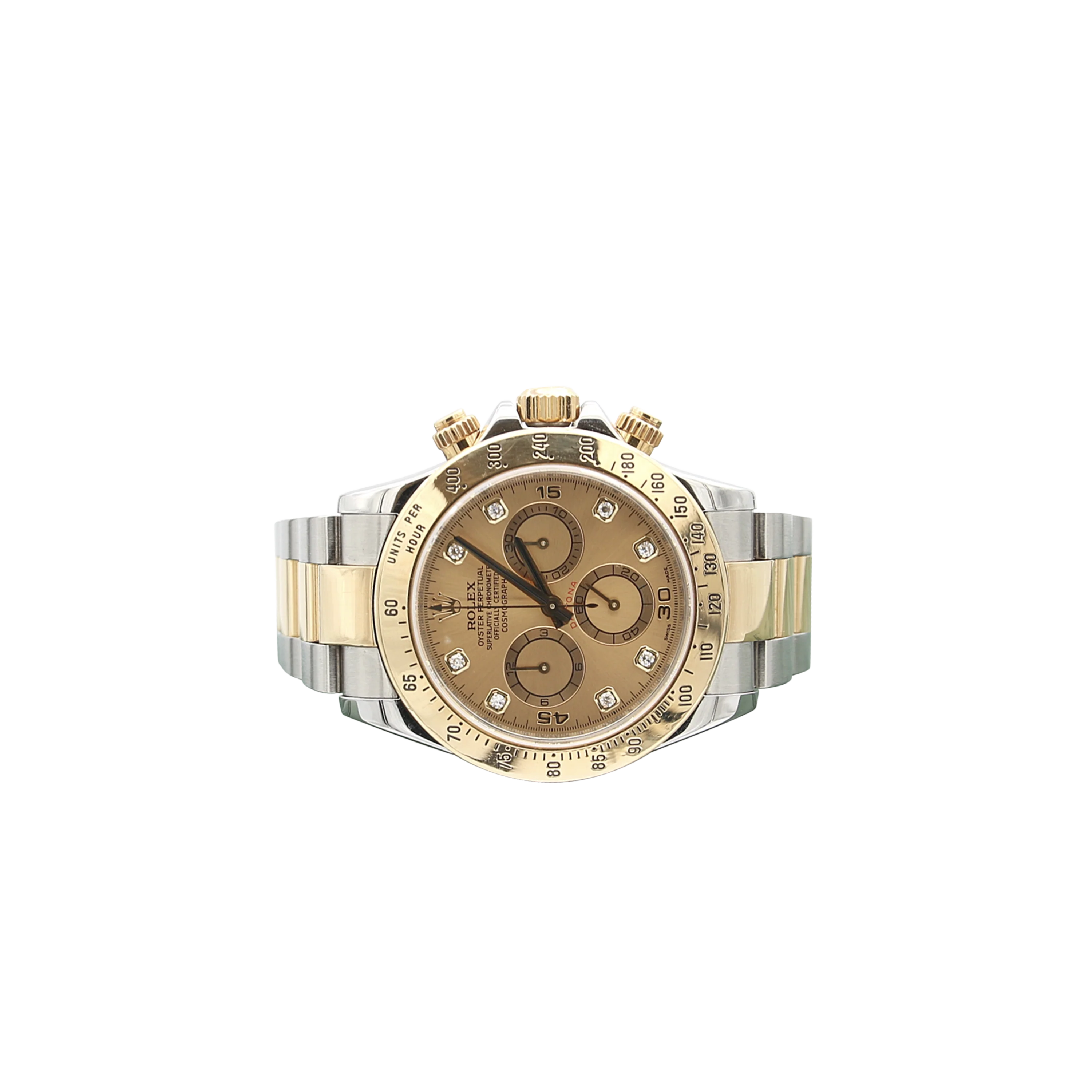 Rolex Daytona 116523 - Champagne Diamonds Dial - Full Set - Image 6