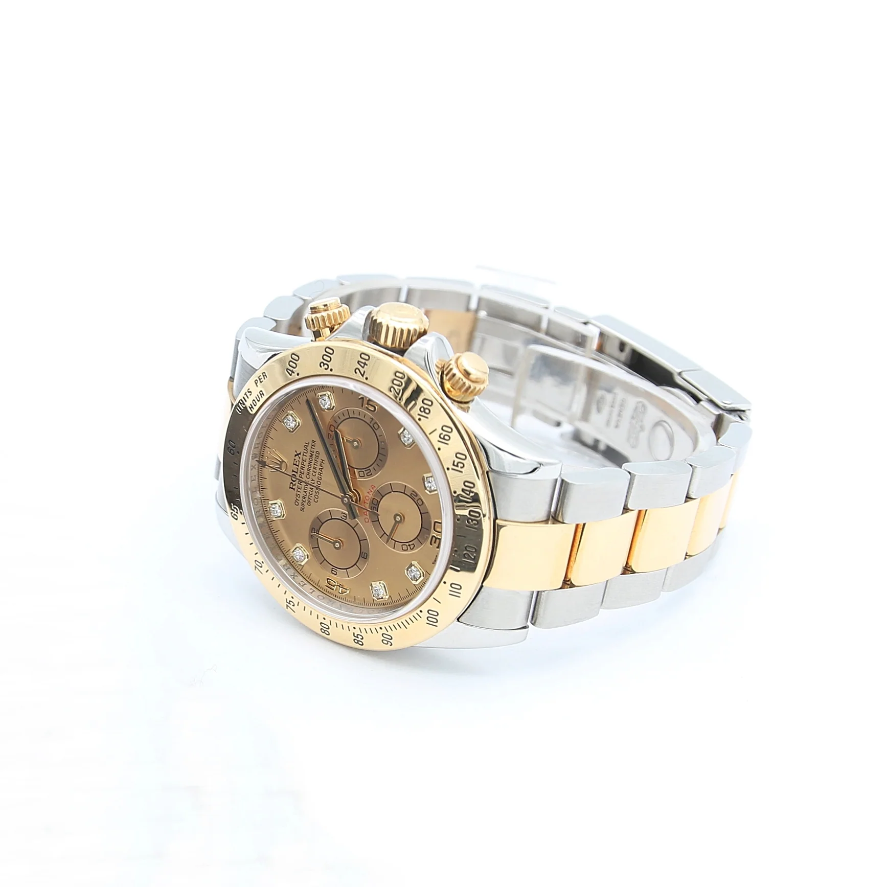 Rolex Daytona 116523 - Champagne Diamonds Dial - Full Set - Image 8