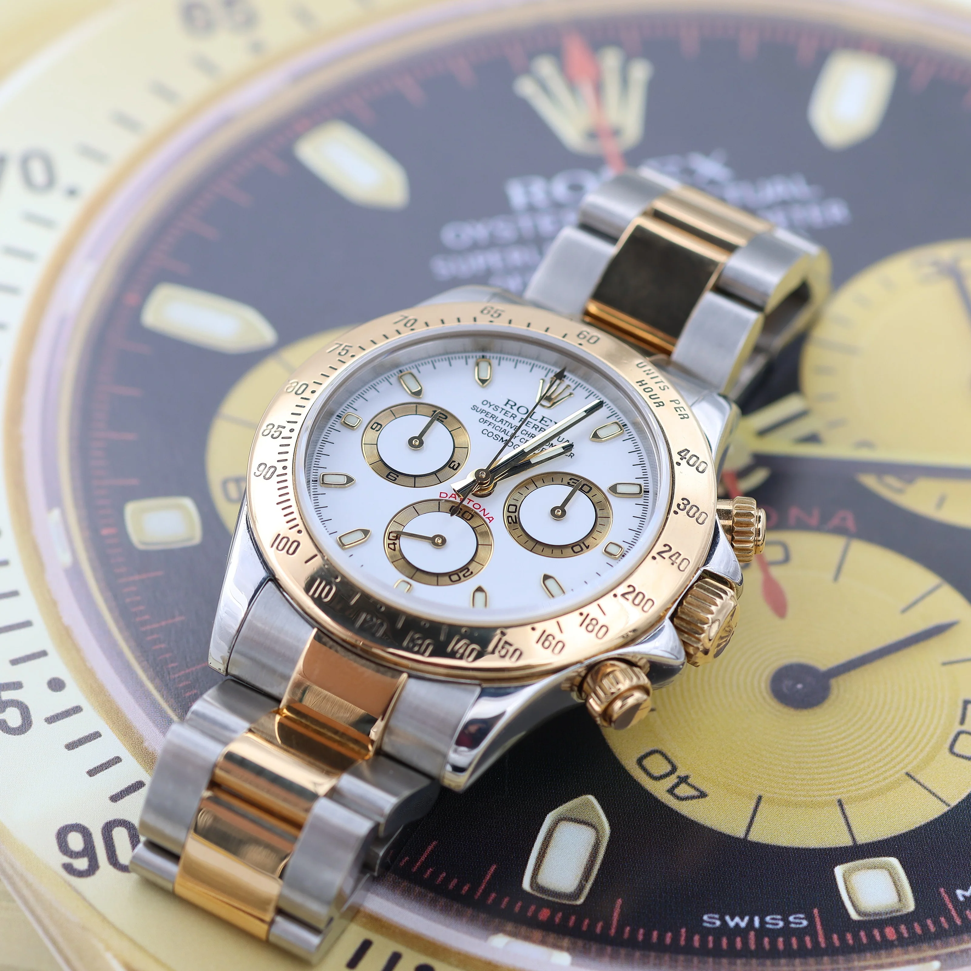 Rolex Daytona 116523 - White Dial - Oyster Bracelet - Full Set - Image 3