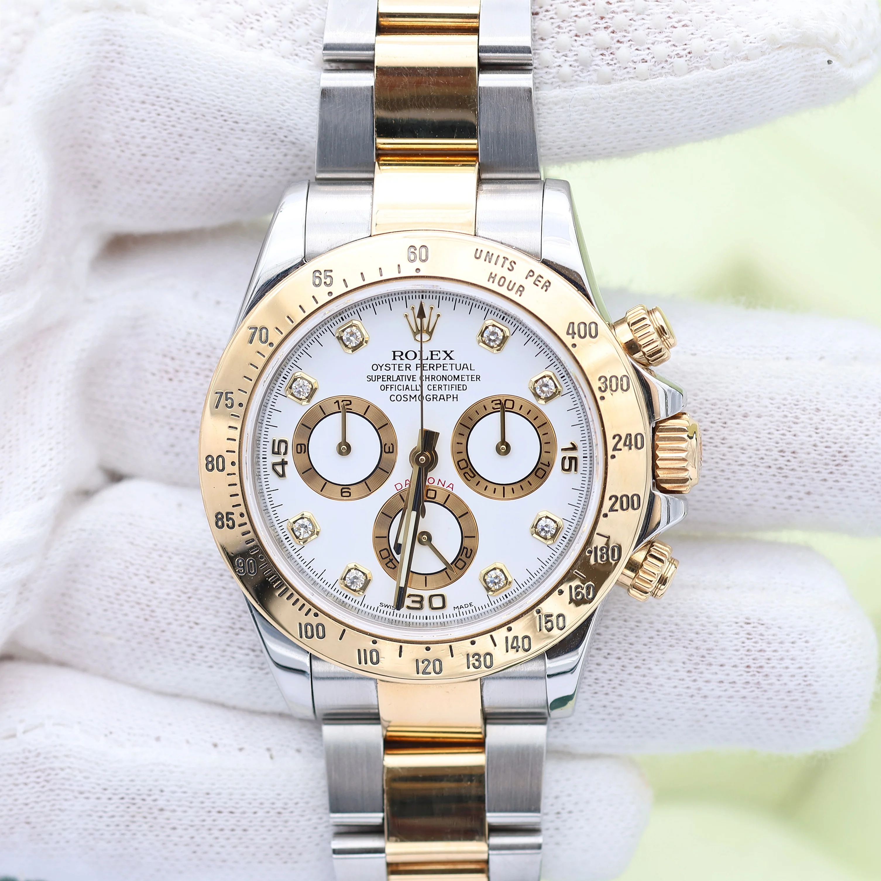 Rolex Daytona 116523 - White Diamonds Dial - Full Set - Image 2