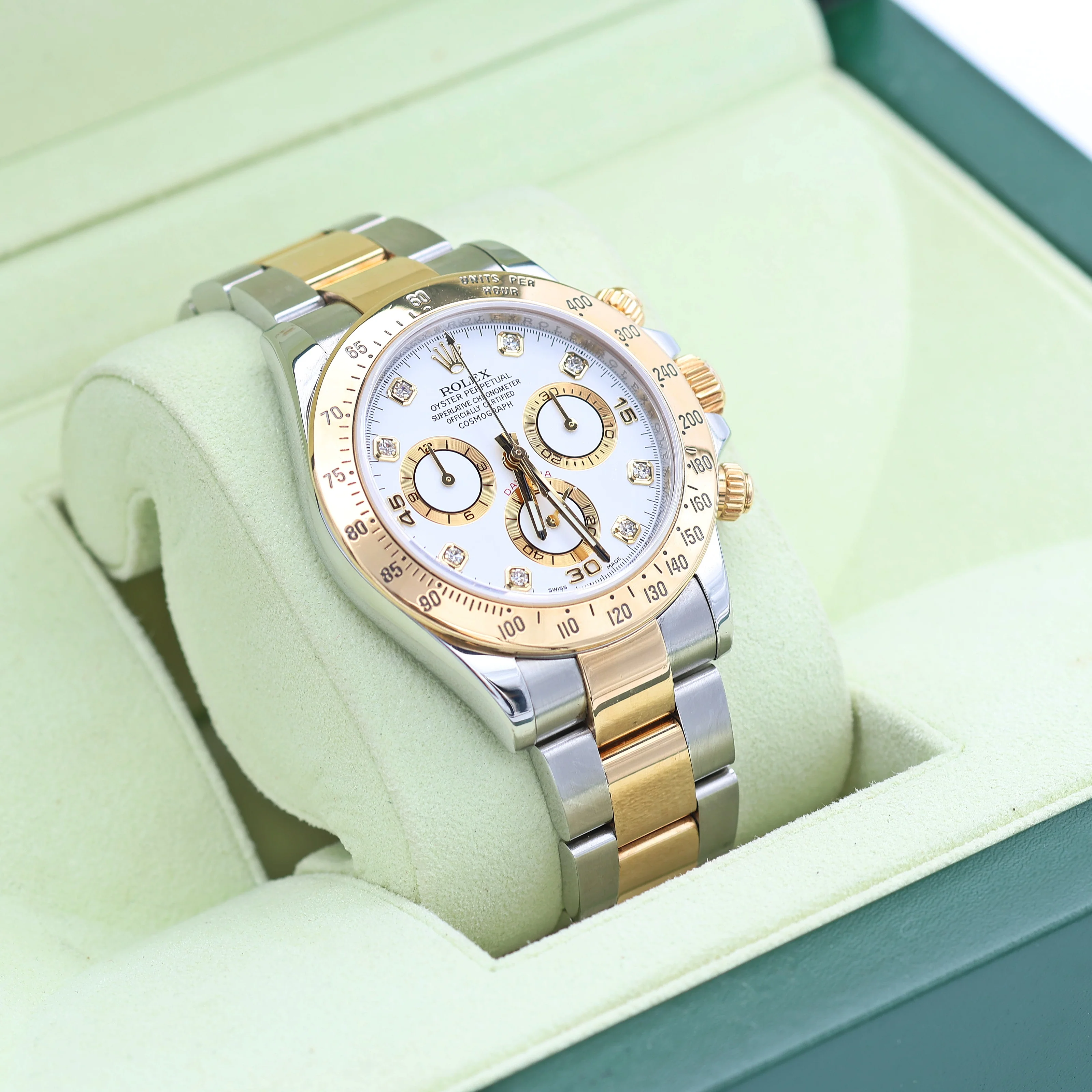 Rolex Daytona 116523 - White Diamonds Dial - Full Set - Image 5