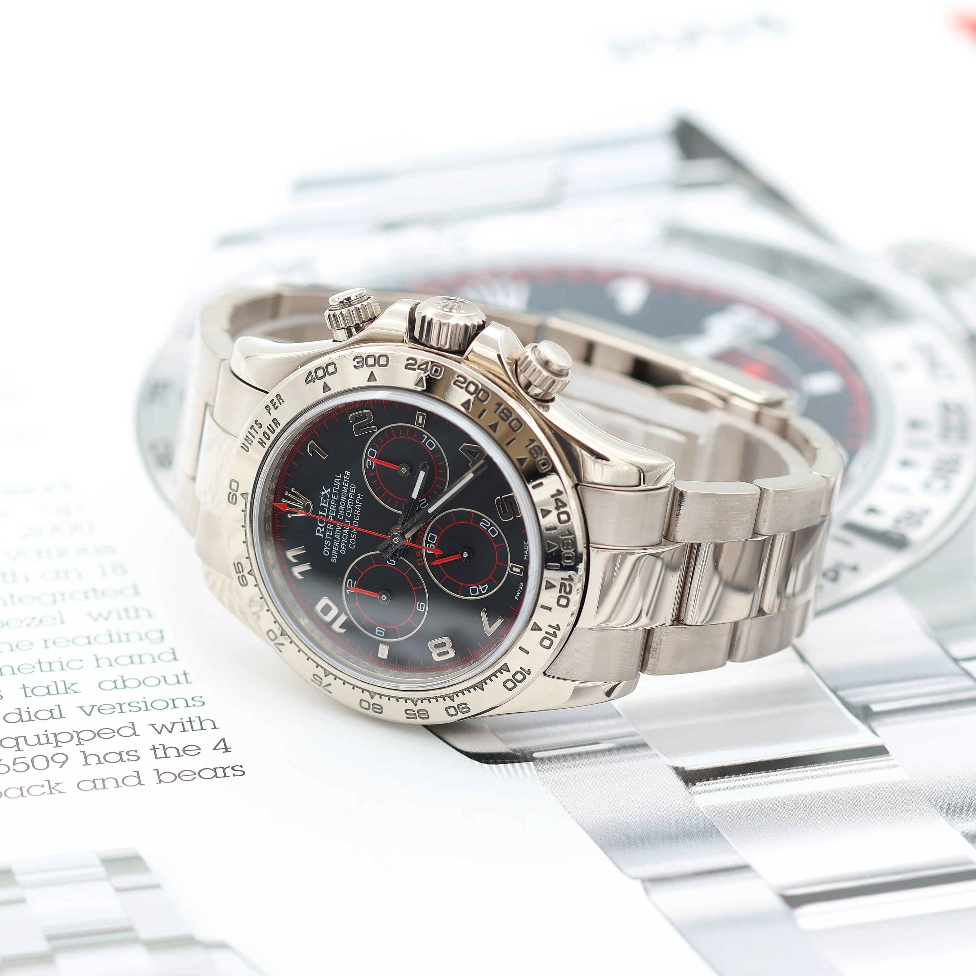 Rolex Daytona ref. 116509 - Black Racing with red hands Dial - Full Set - Image 13