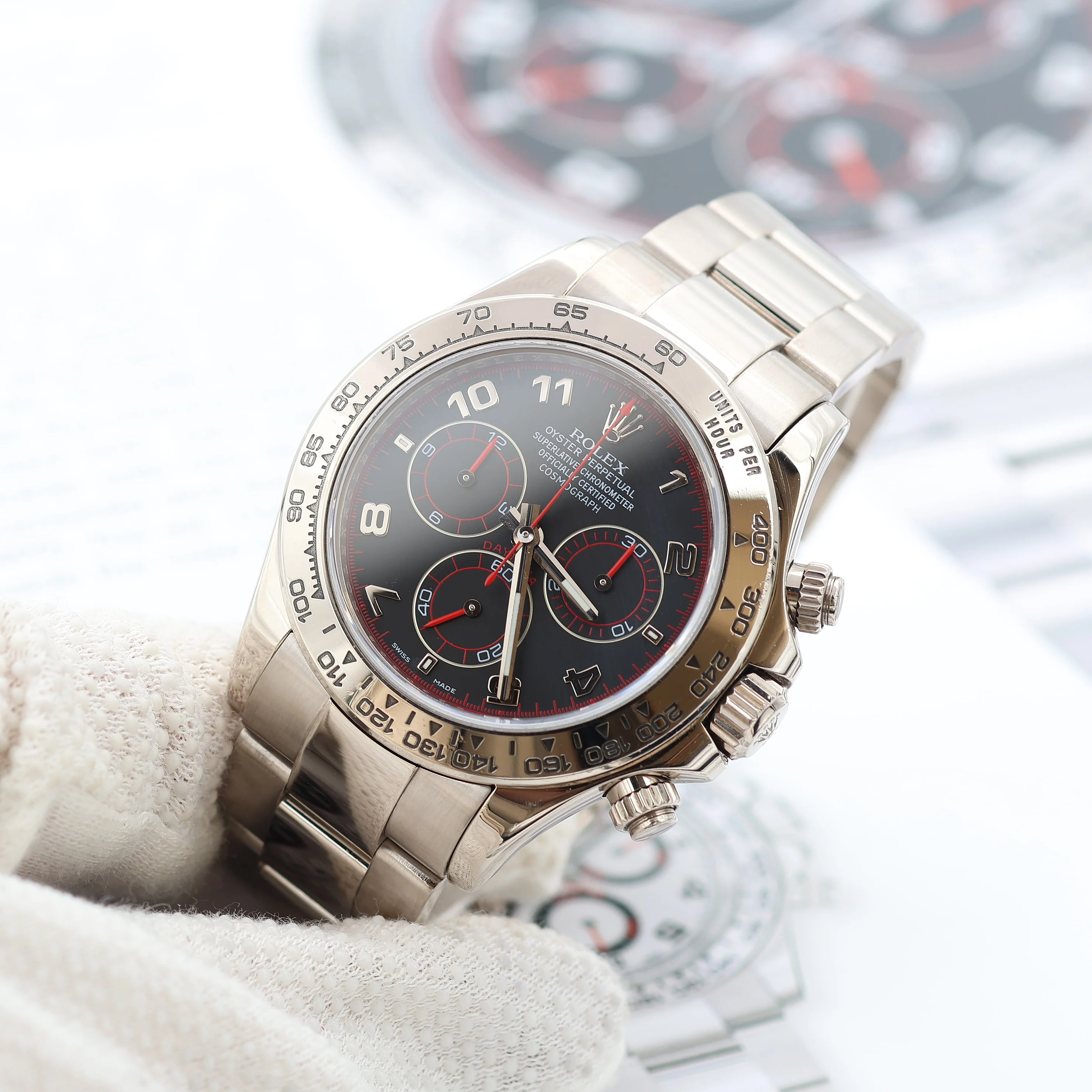 Rolex Daytona ref. 116509 - Black Racing with red hands Dial - Full Set - Image 6