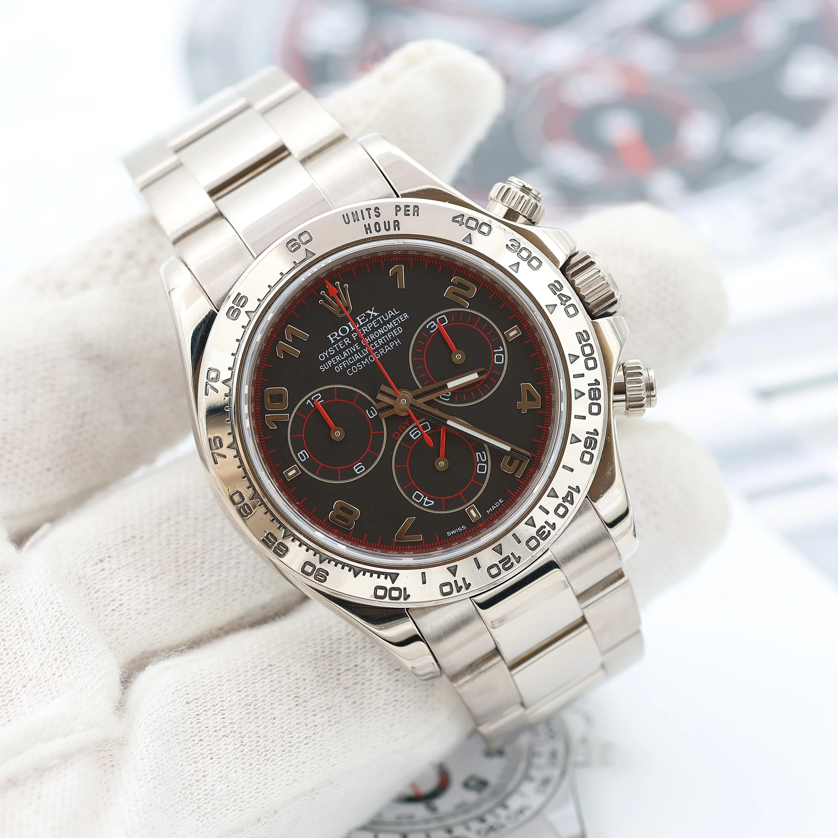 Rolex Daytona ref. 116509 - Black Racing with red hands Dial - Full Set - Image 8