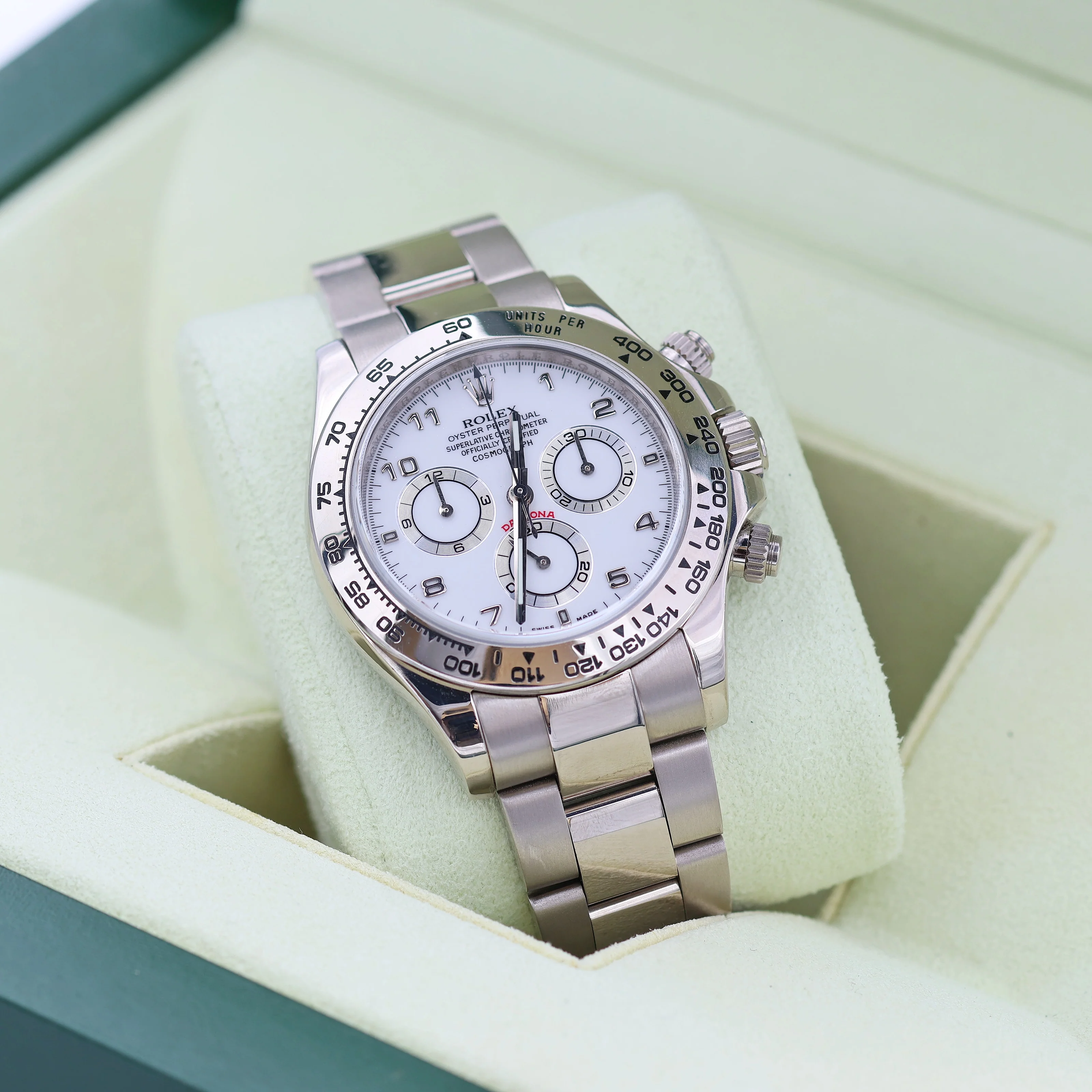 Rolex Daytona ref. 116509 - White Arabic Dial - Full Set