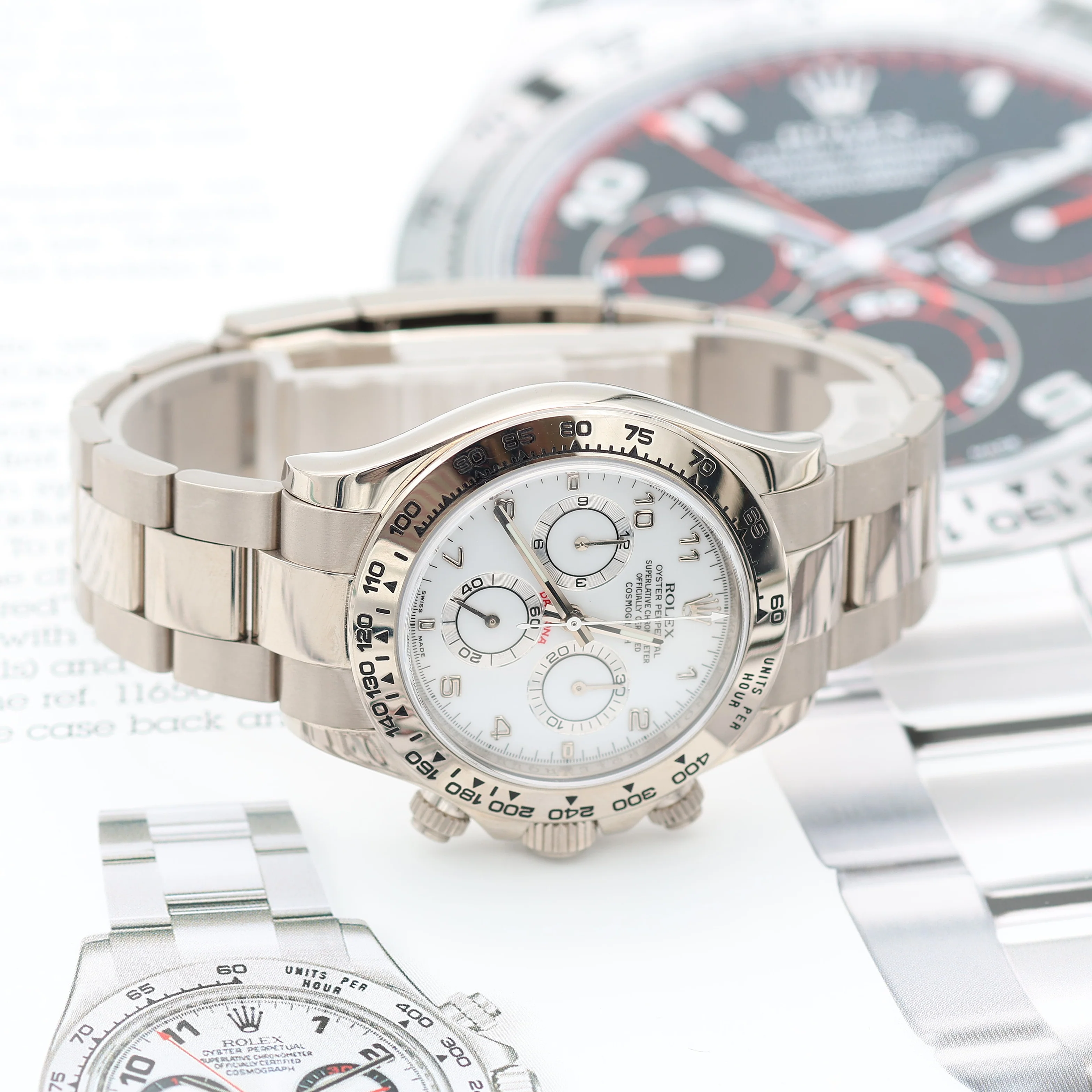 Rolex Daytona ref. 116509 - White Arabic Dial - Full Set - Image 11