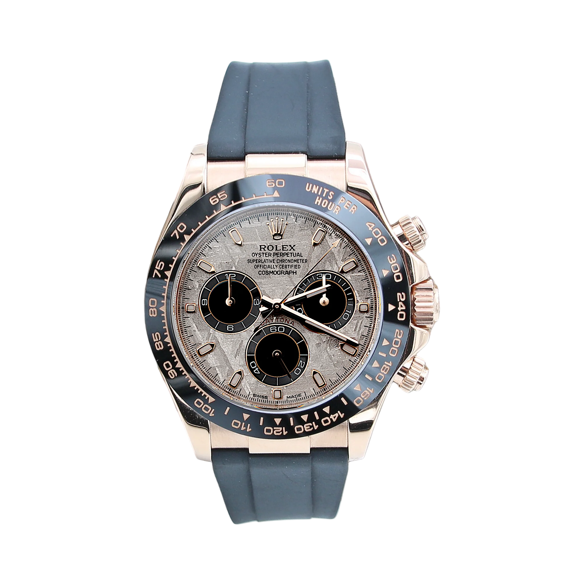 Rolex Daytona ref. 116515 Meteorite Dial - Rubber-B strap - Full Set