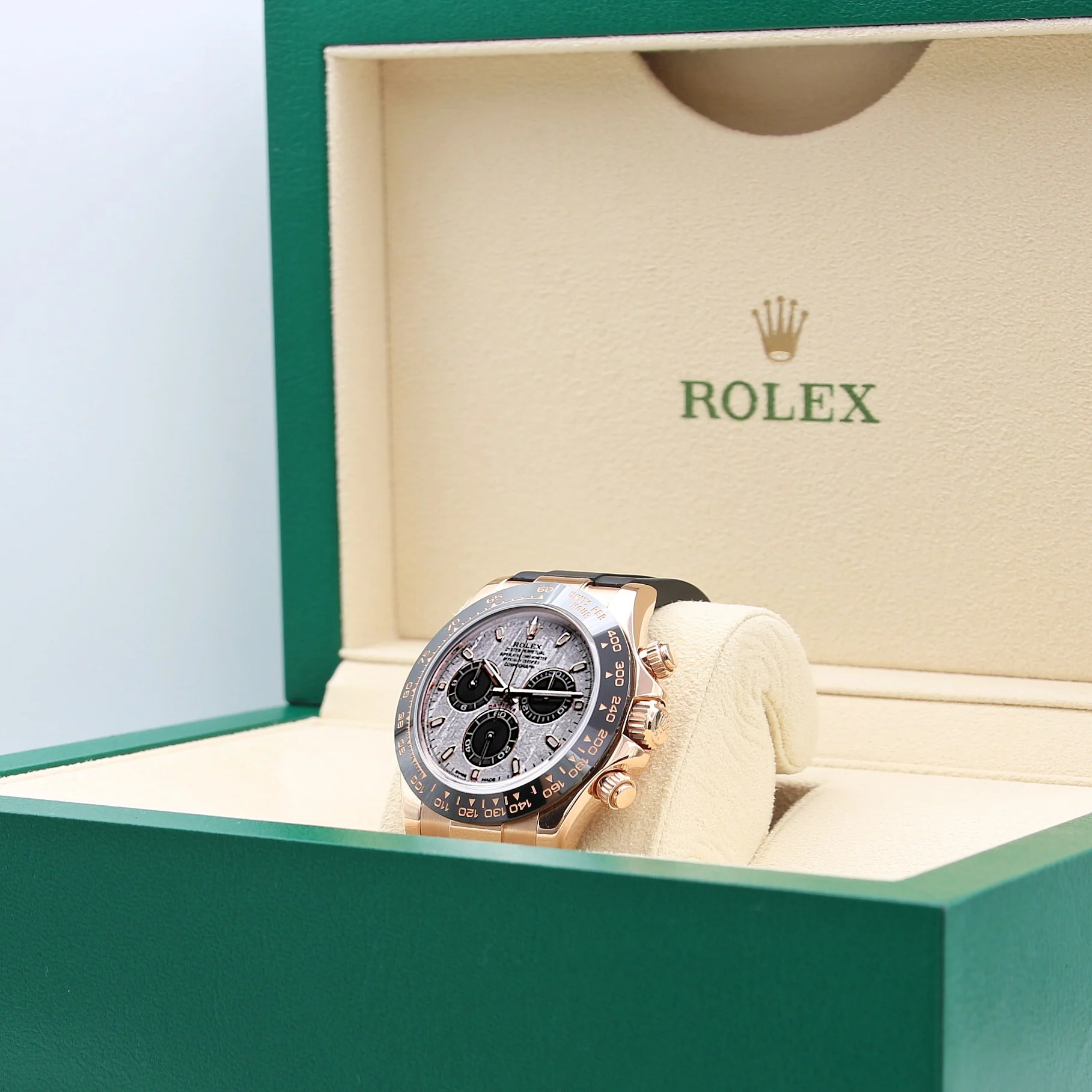 Rolex Daytona ref. 116515 Meteorite Dial - Rubber-B strap - Full Set - Image 3