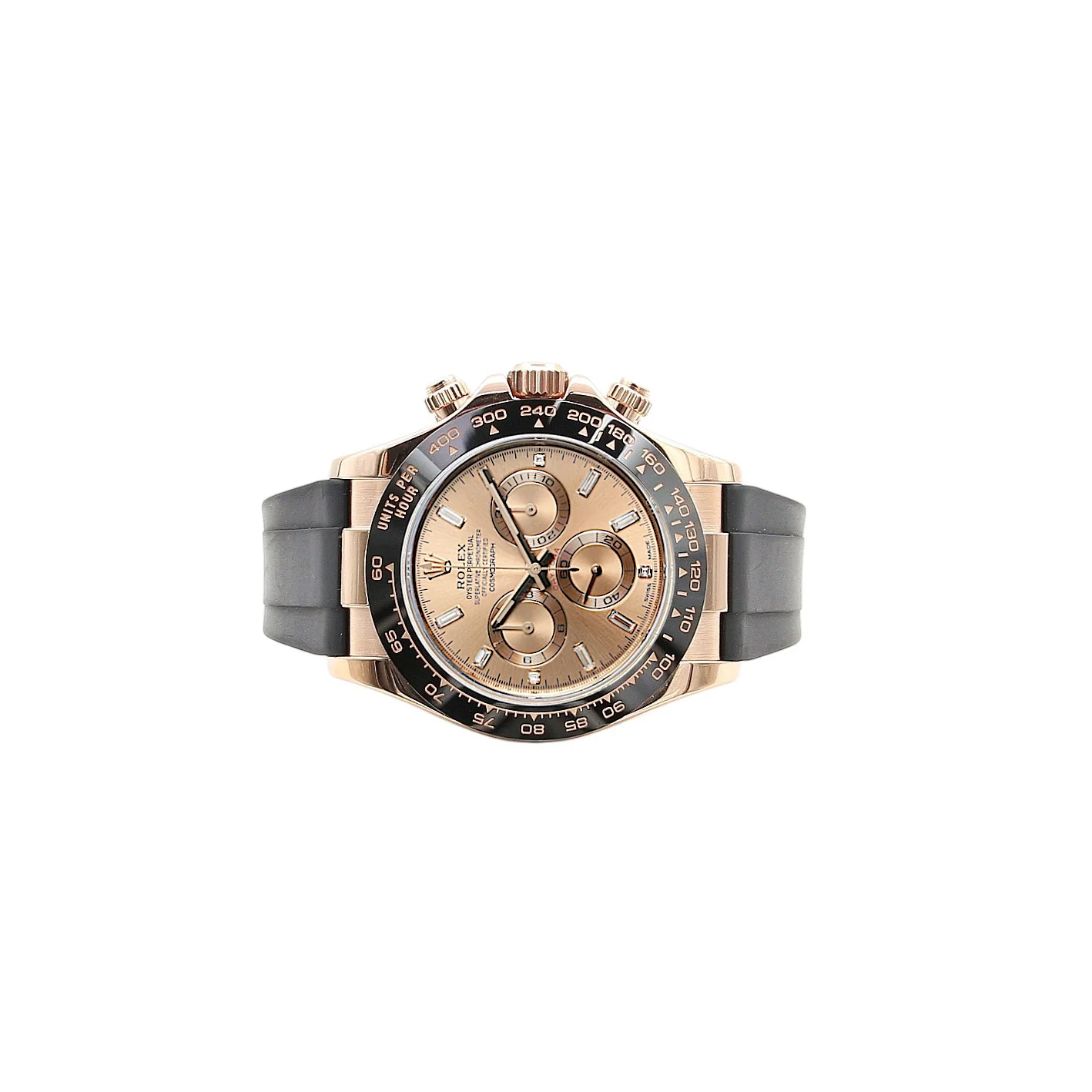 Rolex Daytona ref. 116515 Sundust Dial with Baguette Diamonds - Full Set - Image 5